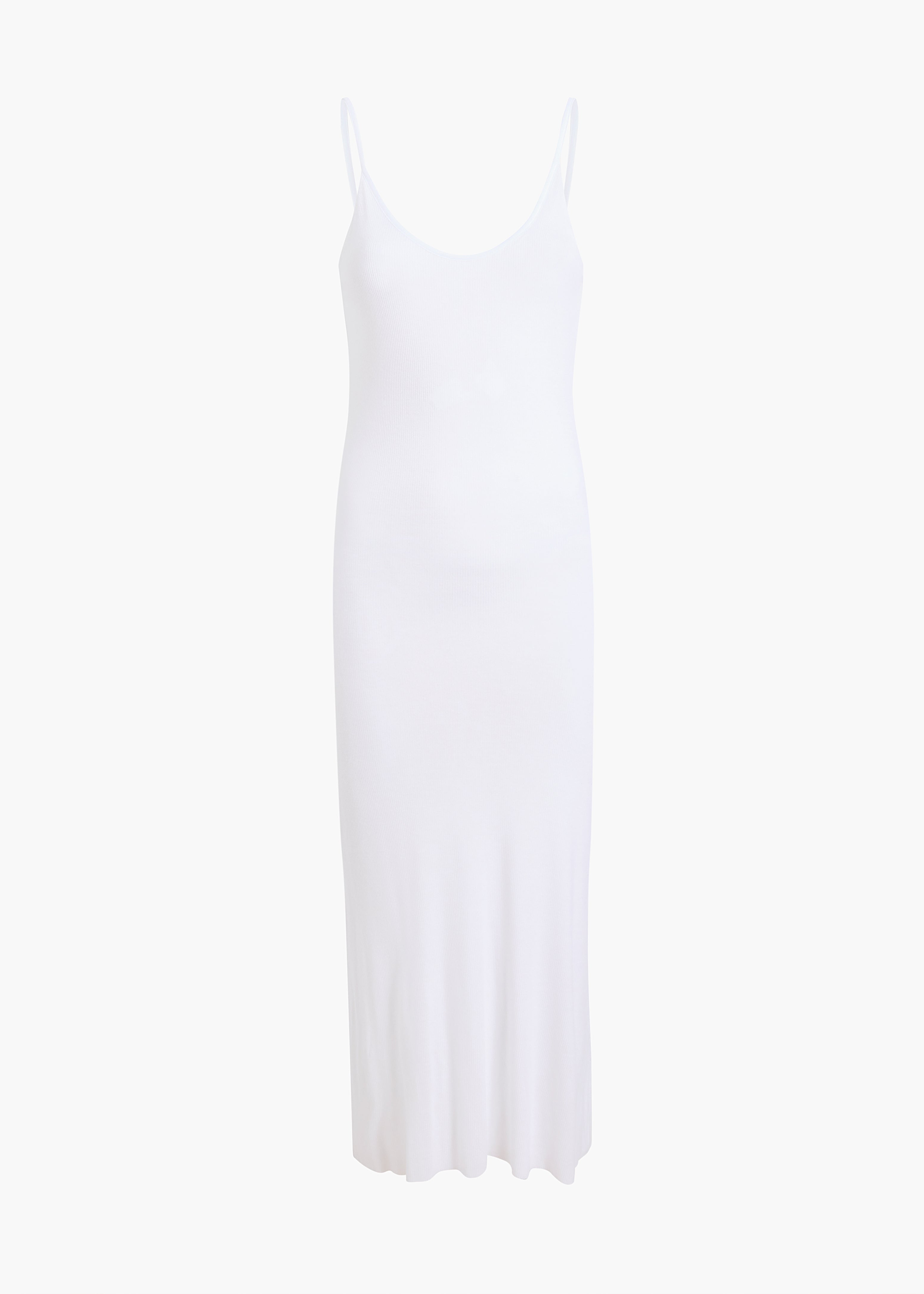 LEESAL DRESS IN WHITE FLAT