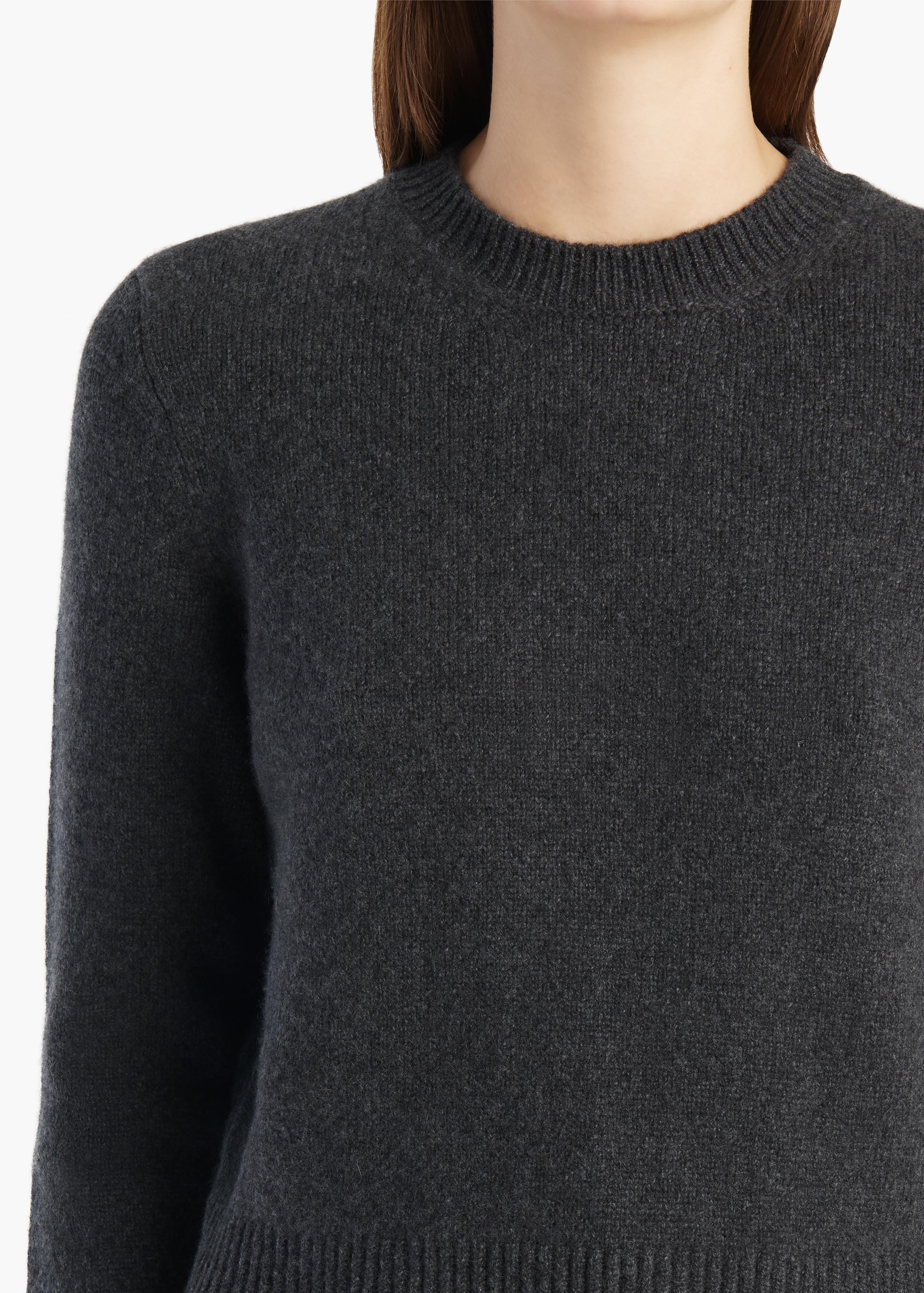 Leta Sweater in Charcoal – KHAITE
