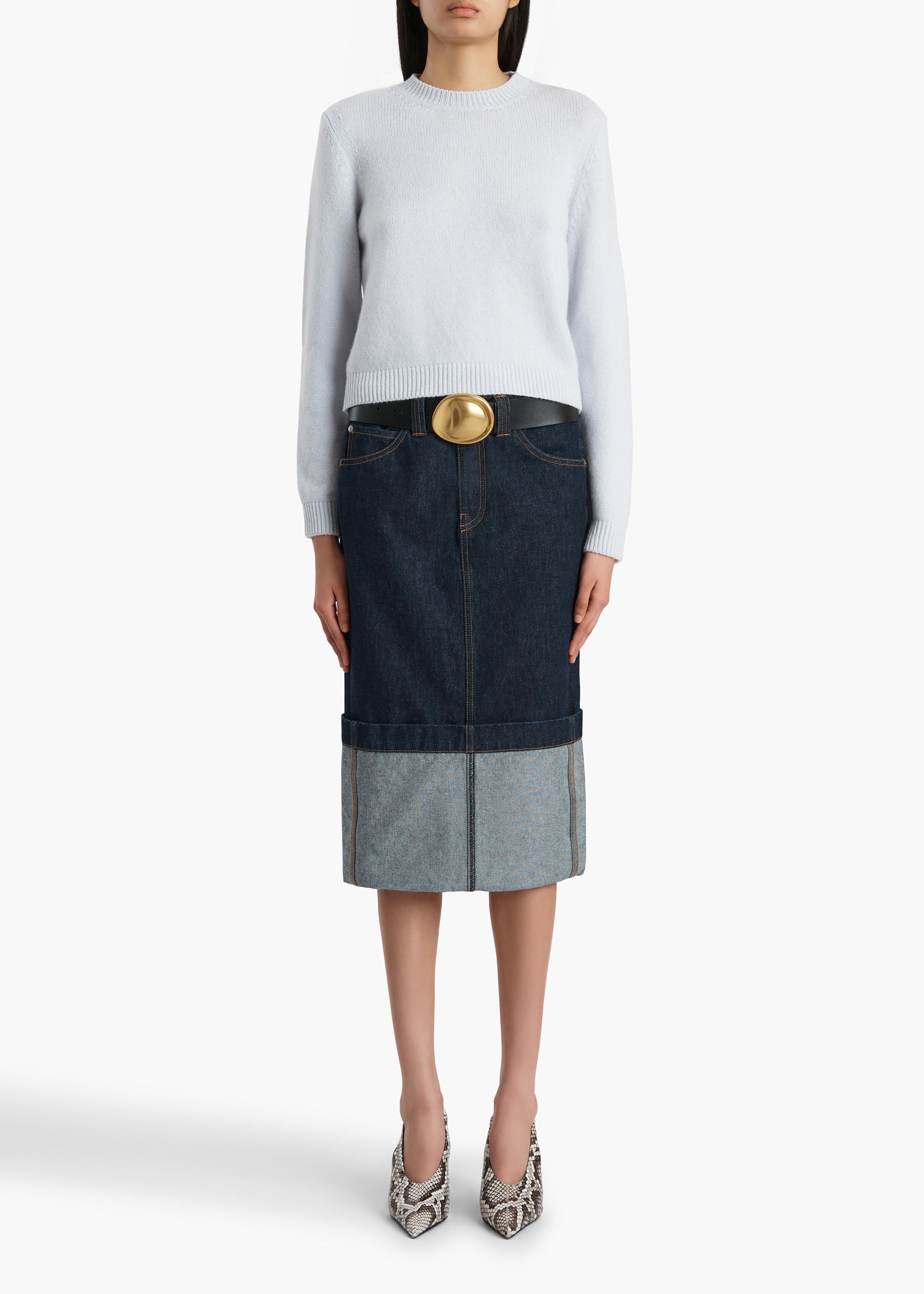 Leta Sweater in Ice Blue