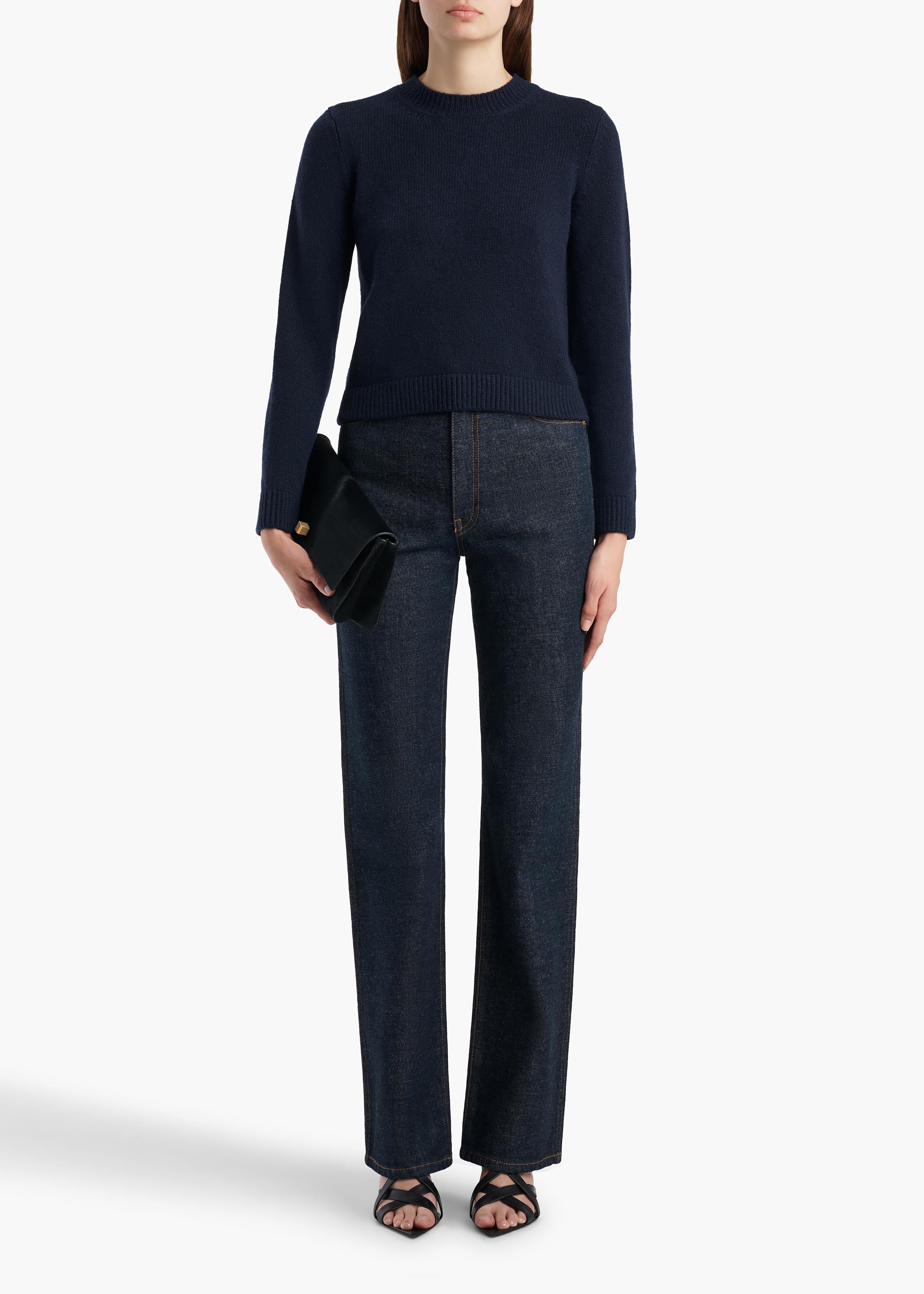 KHAITE  - Leta Sweater in Midnight