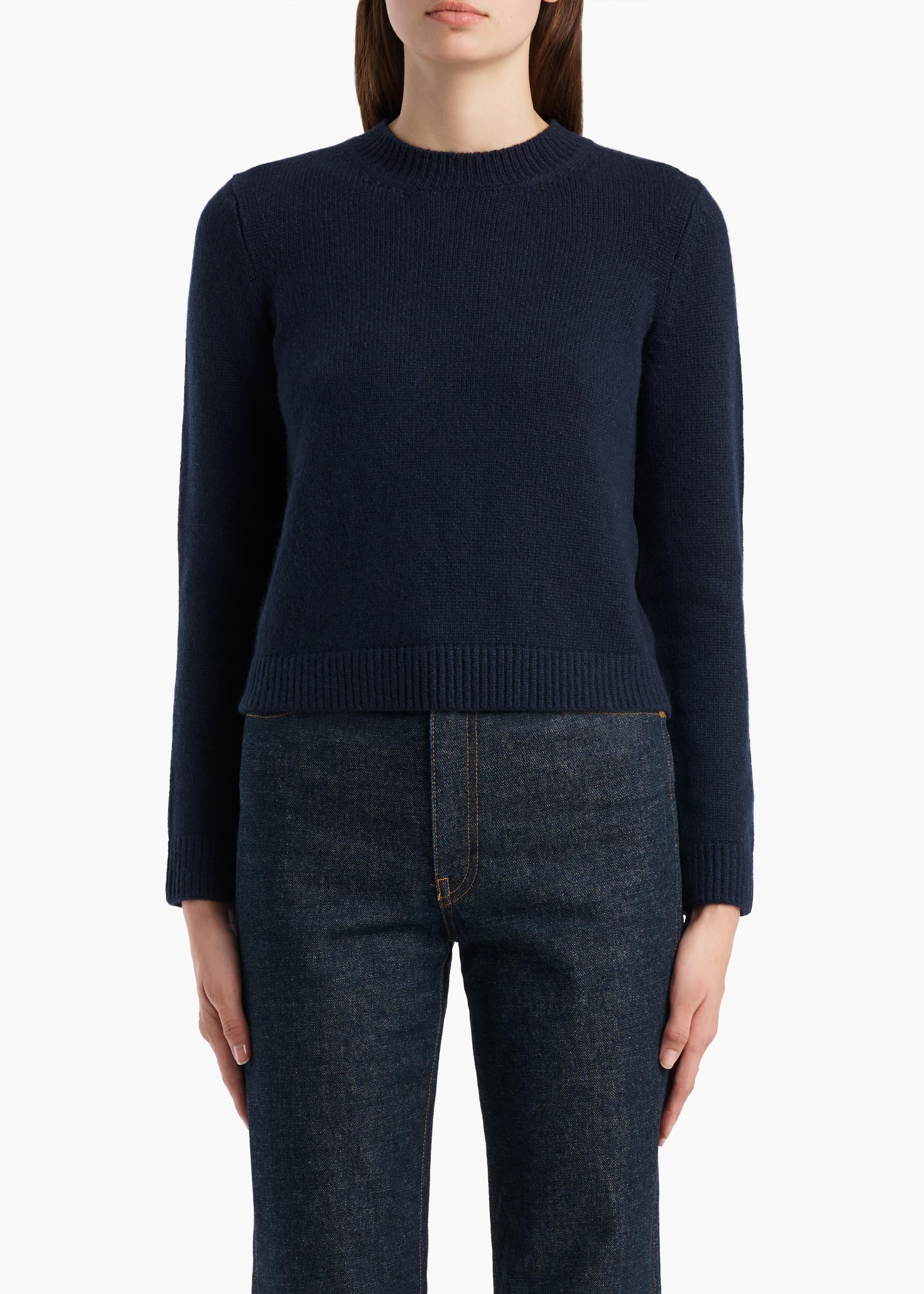 KHAITE  - Leta Sweater in Midnight