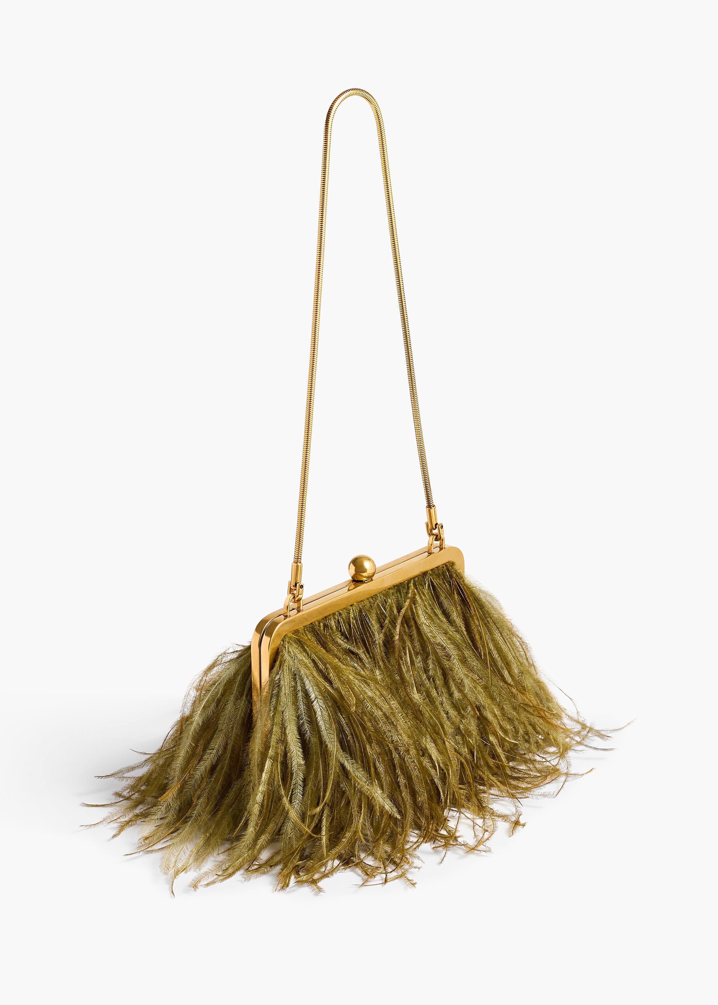 LILITH CHAIN EVENING BAG OLIVE H3030 4254 420 B