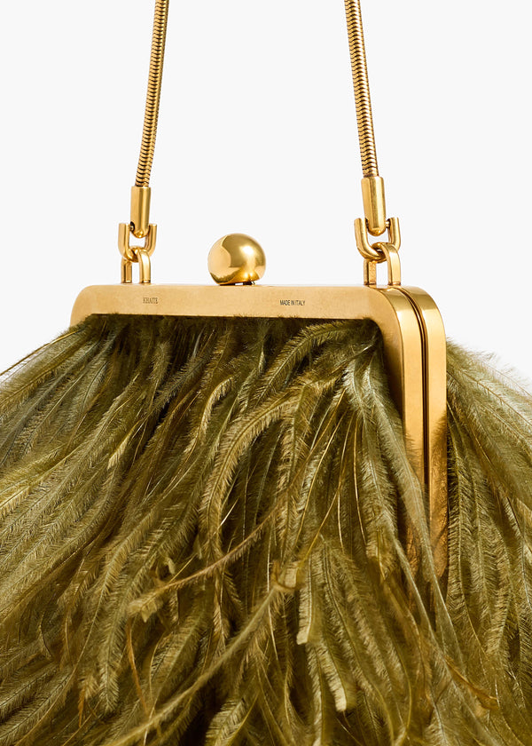 LILITH CHAIN EVENING BAG OLIVE H3030 4254 420 D