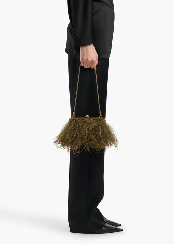 LILITH CHAIN EVENING BAG OLIVE H3030 4254 420 E