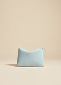 The Lina Pochette in Baby Blue Suede