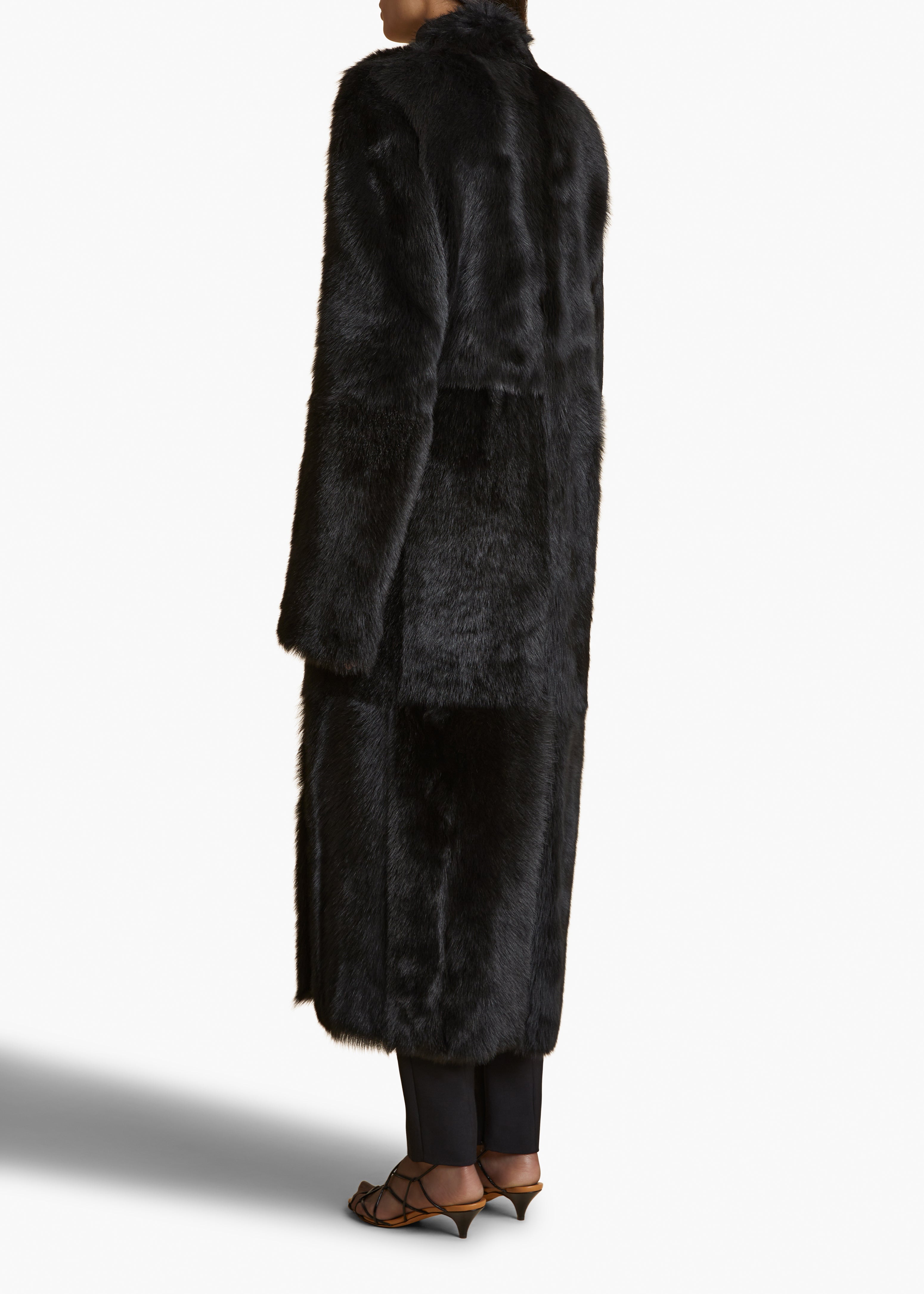 KHAITE LLC - Lolo Shearling Coat in Black