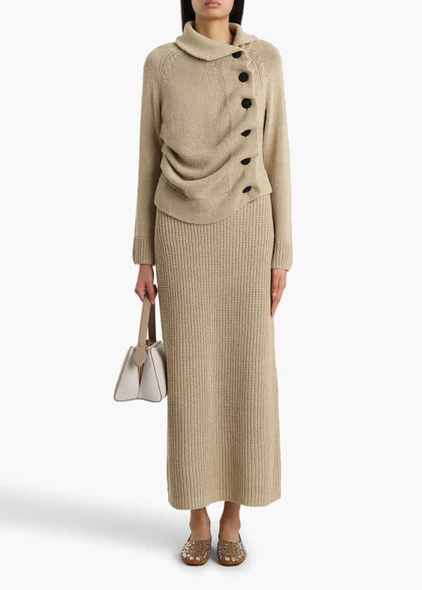 LORRAI CARDIGAN BEIGE 9813458 963 A STYLED