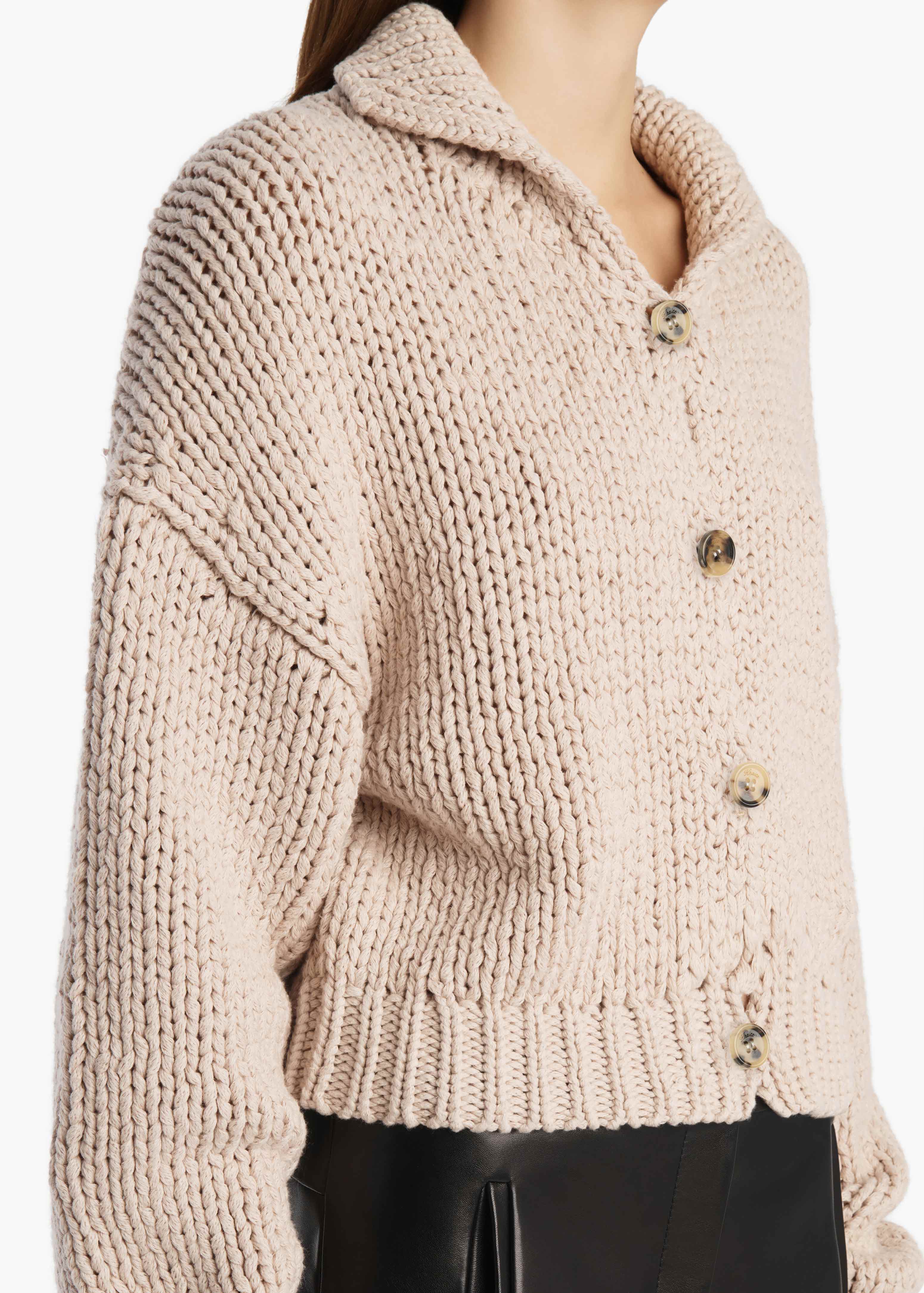 Lotta Cardigan in Parchment