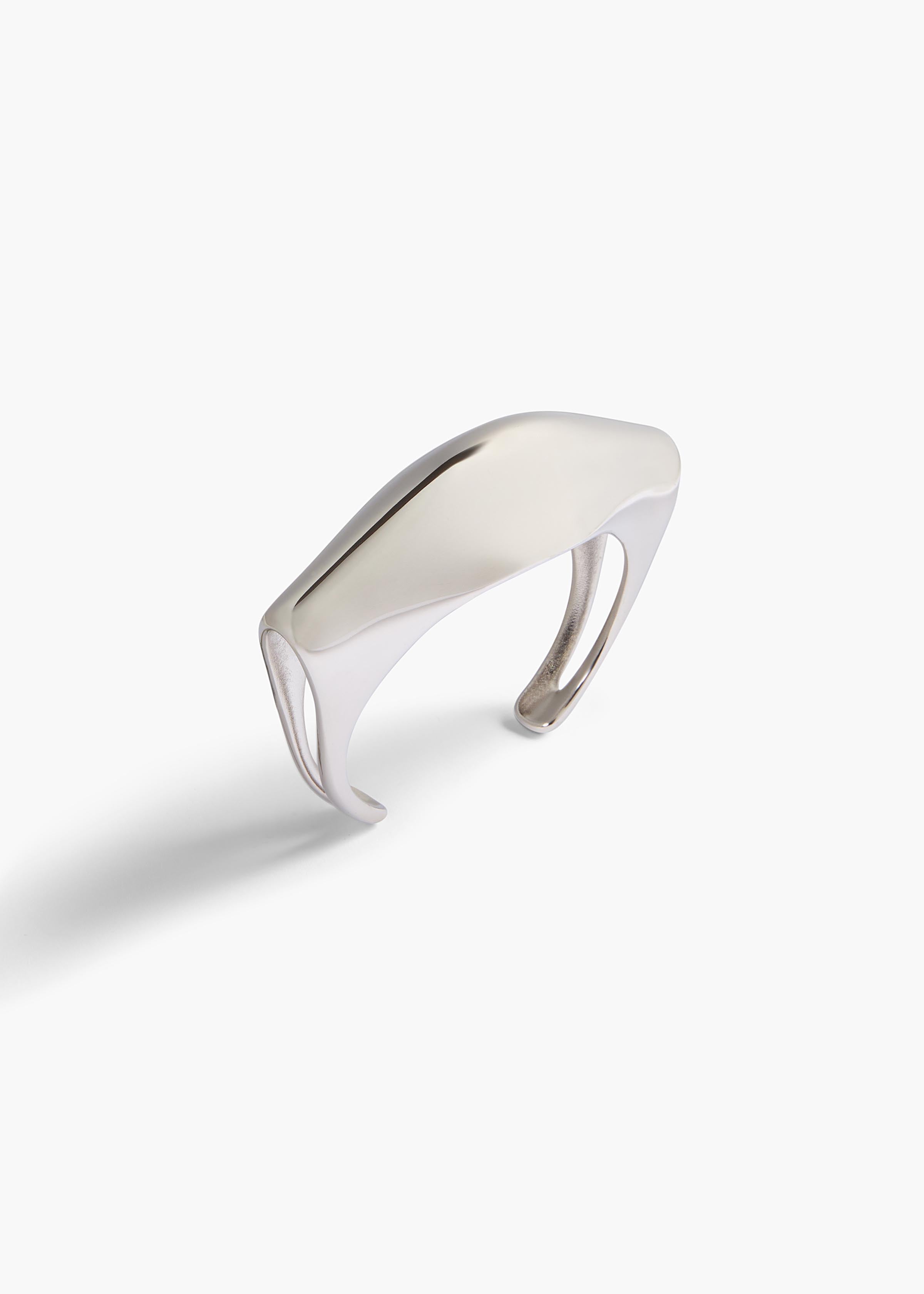 Lotus Cuff in Silver