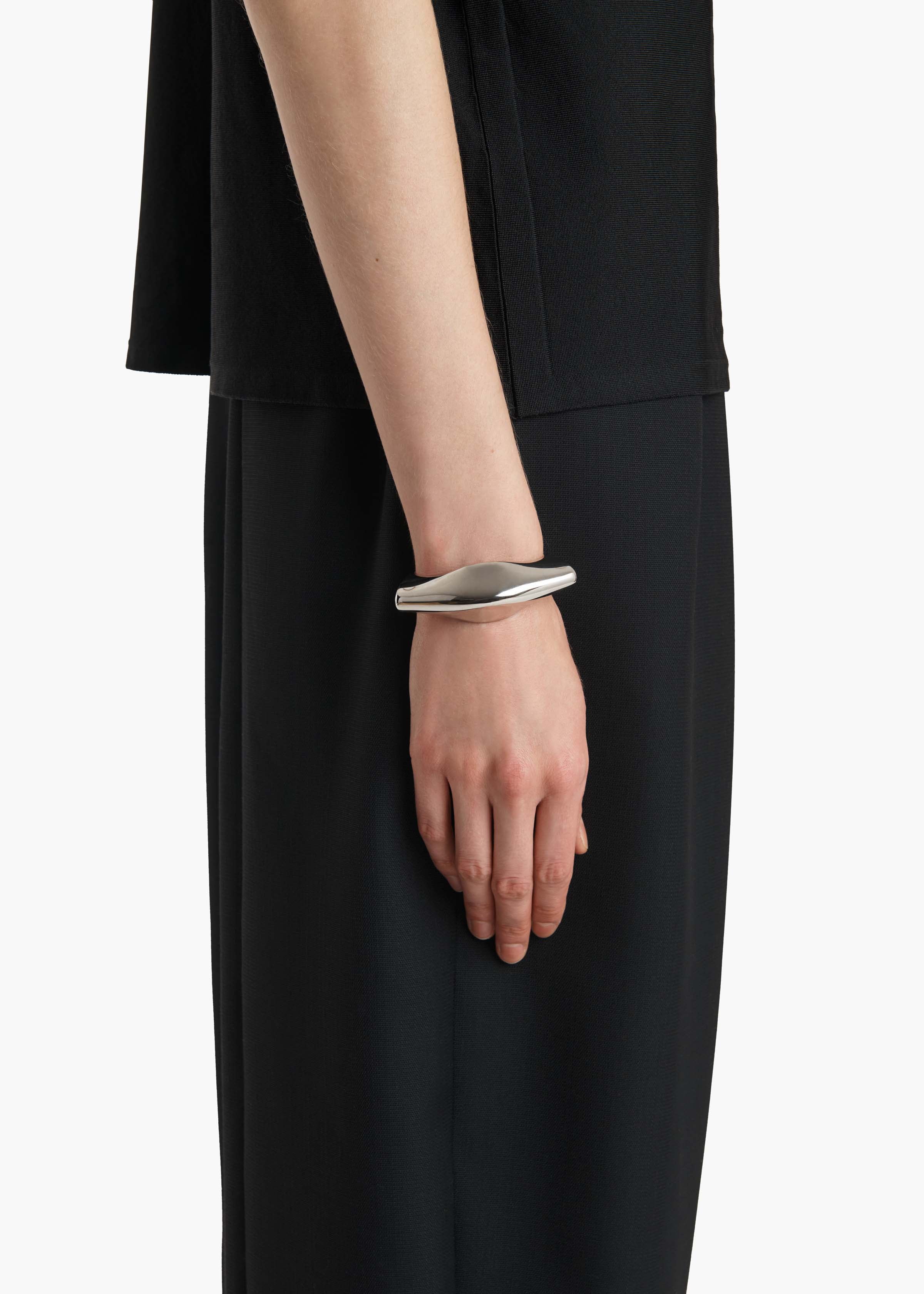 Lotus Cuff in Silver