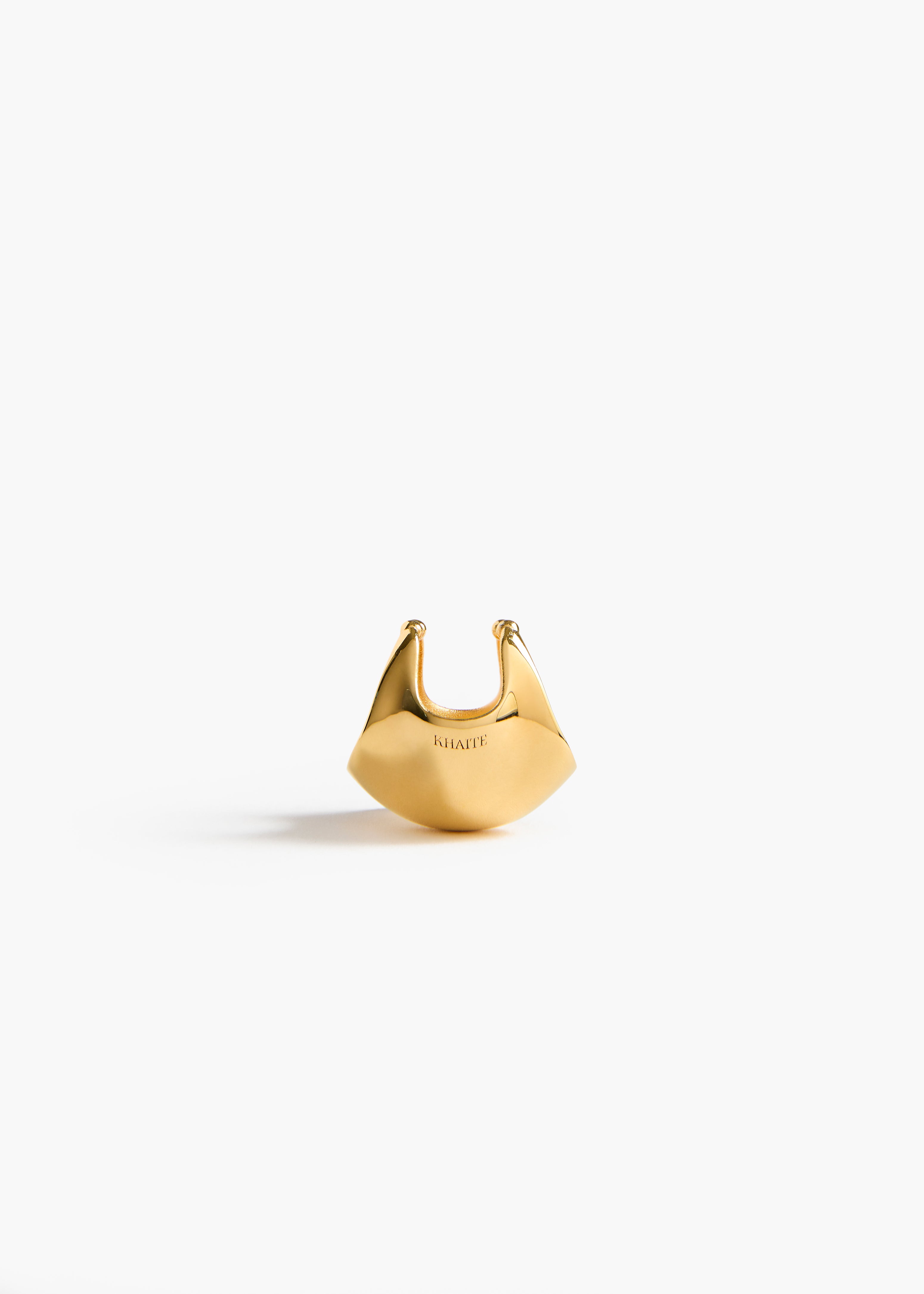 Lotus Ear Cuff in Gold