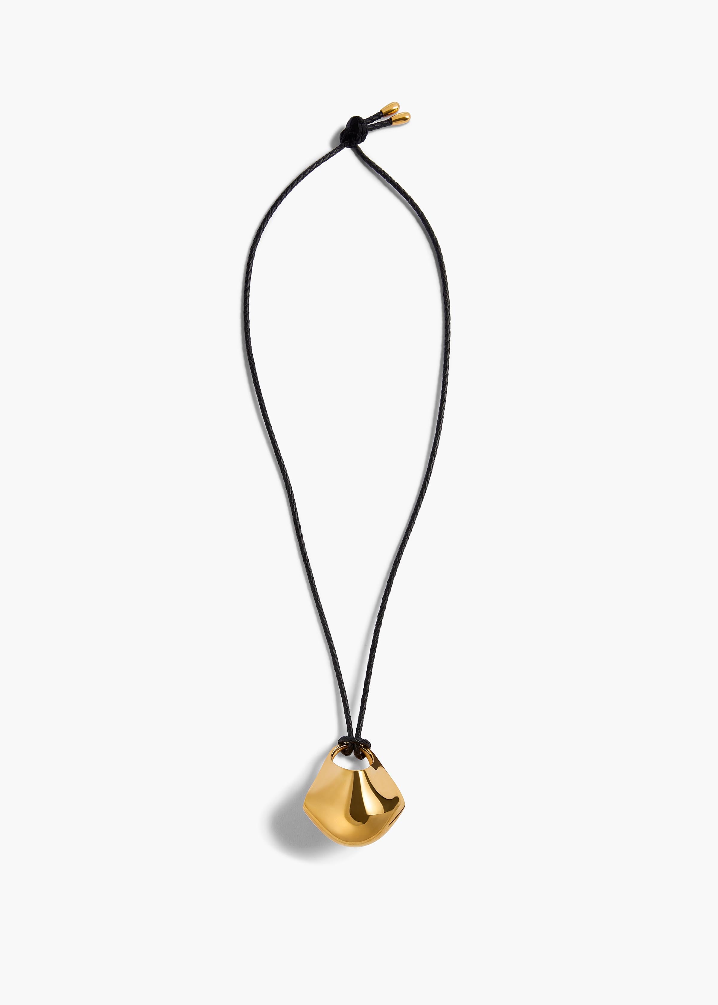 Medium Lotus Pendant in Gold