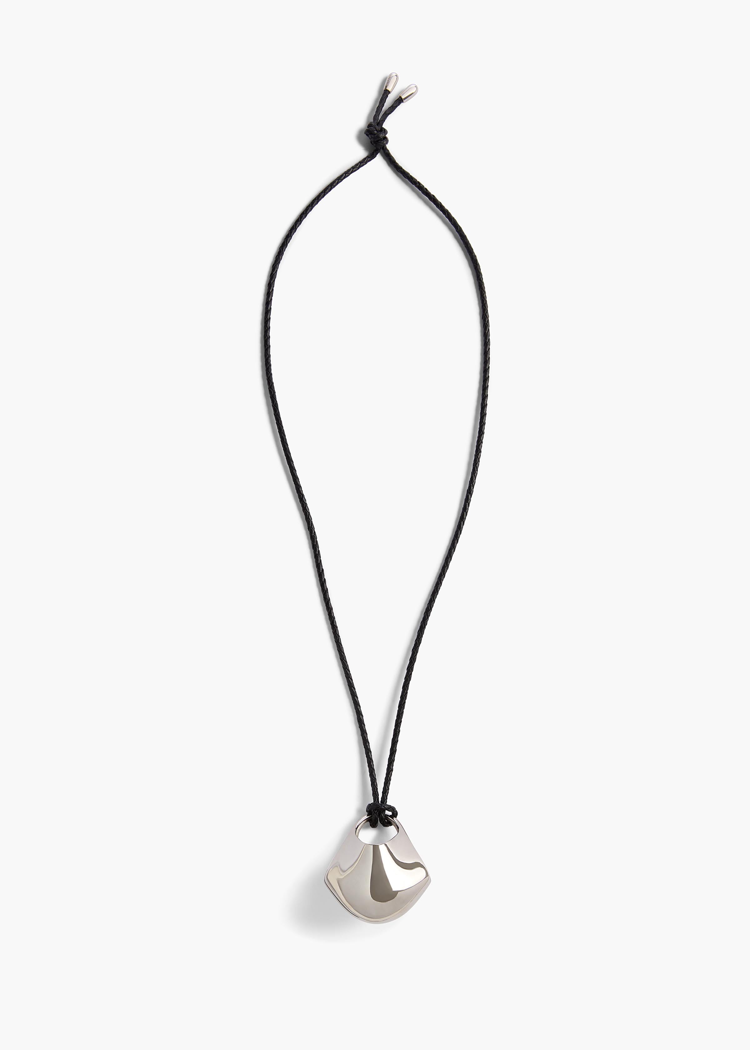 Medium Lotus Pendant in Silver