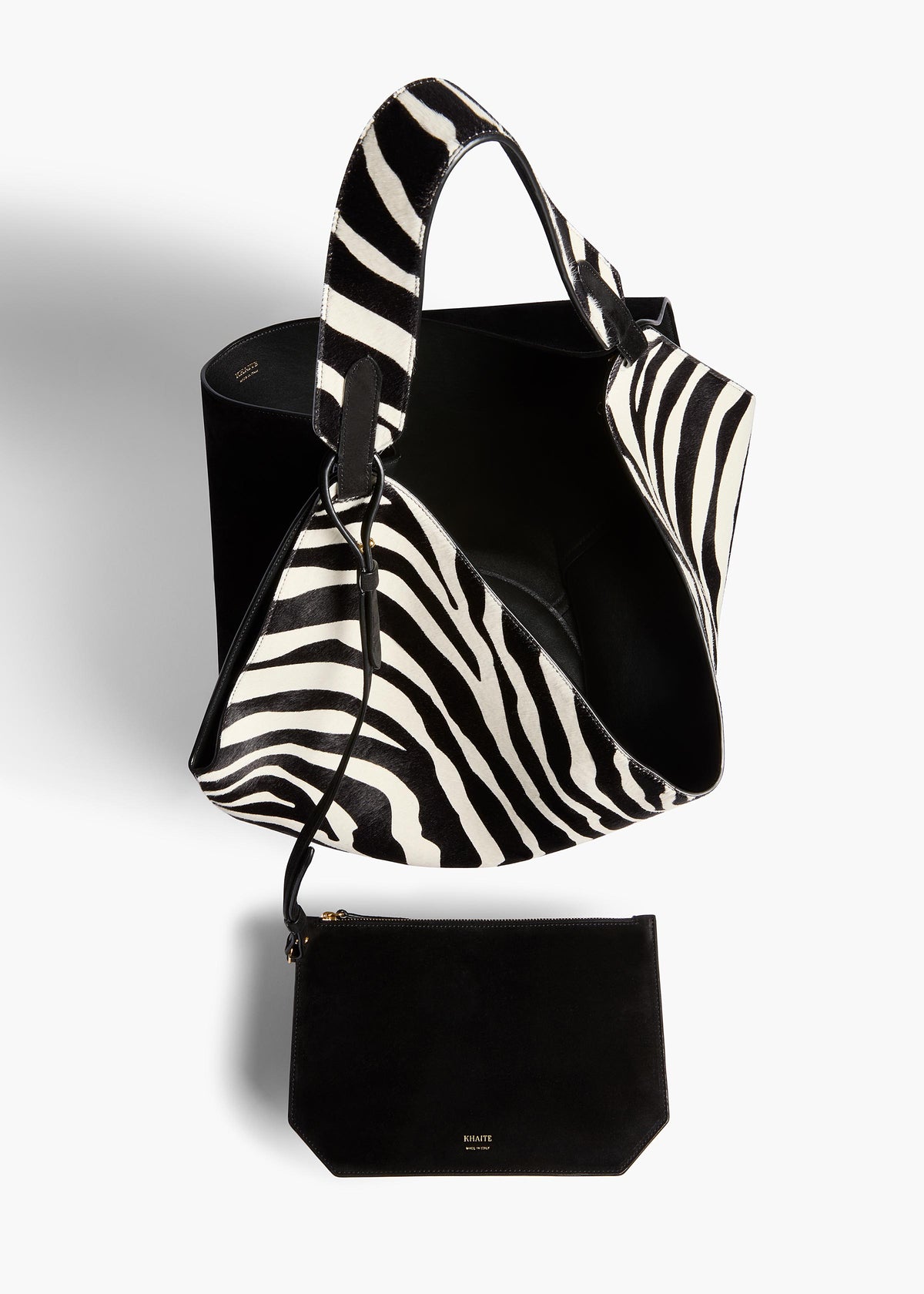 LOTUS MEDIUM TOTE BLACK WHITE H2037 1002 294 C