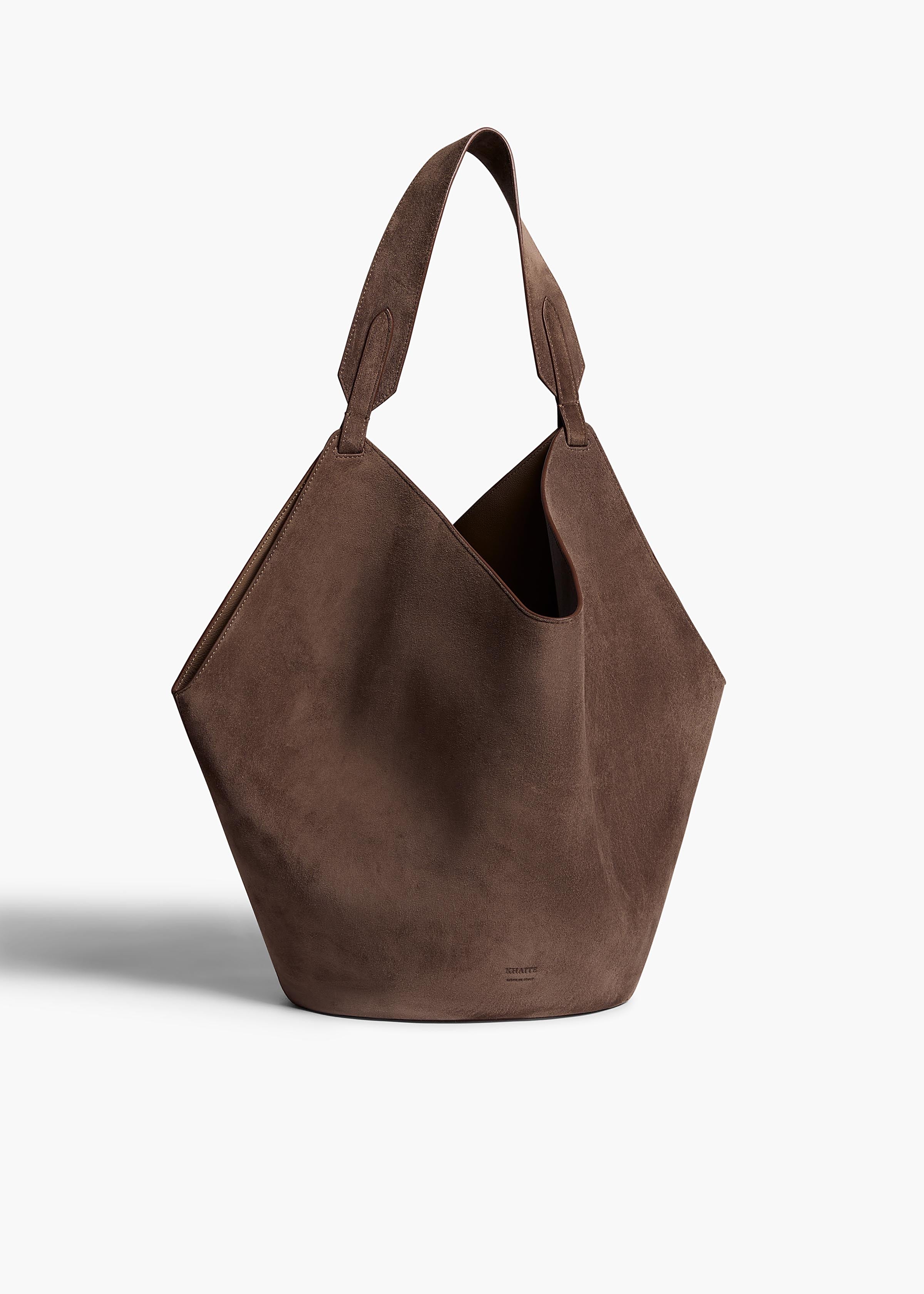 Medium Lotus Tote in Cedar Suede