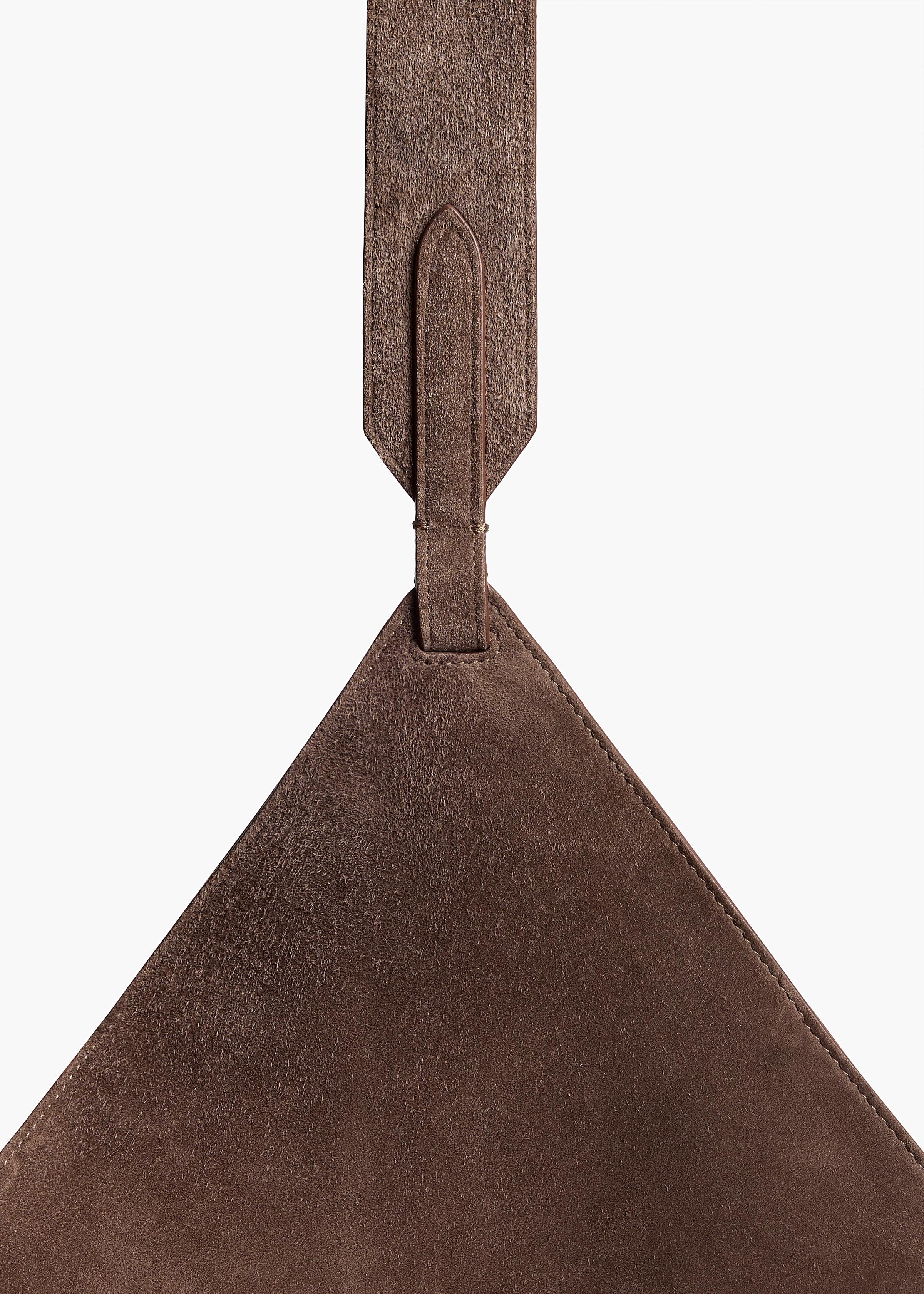 Medium Lotus Tote in Cedar Suede