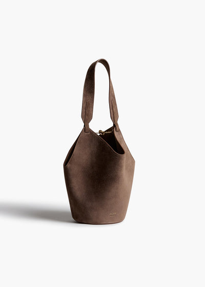 Mini Lotus Tote in Cedar Suede