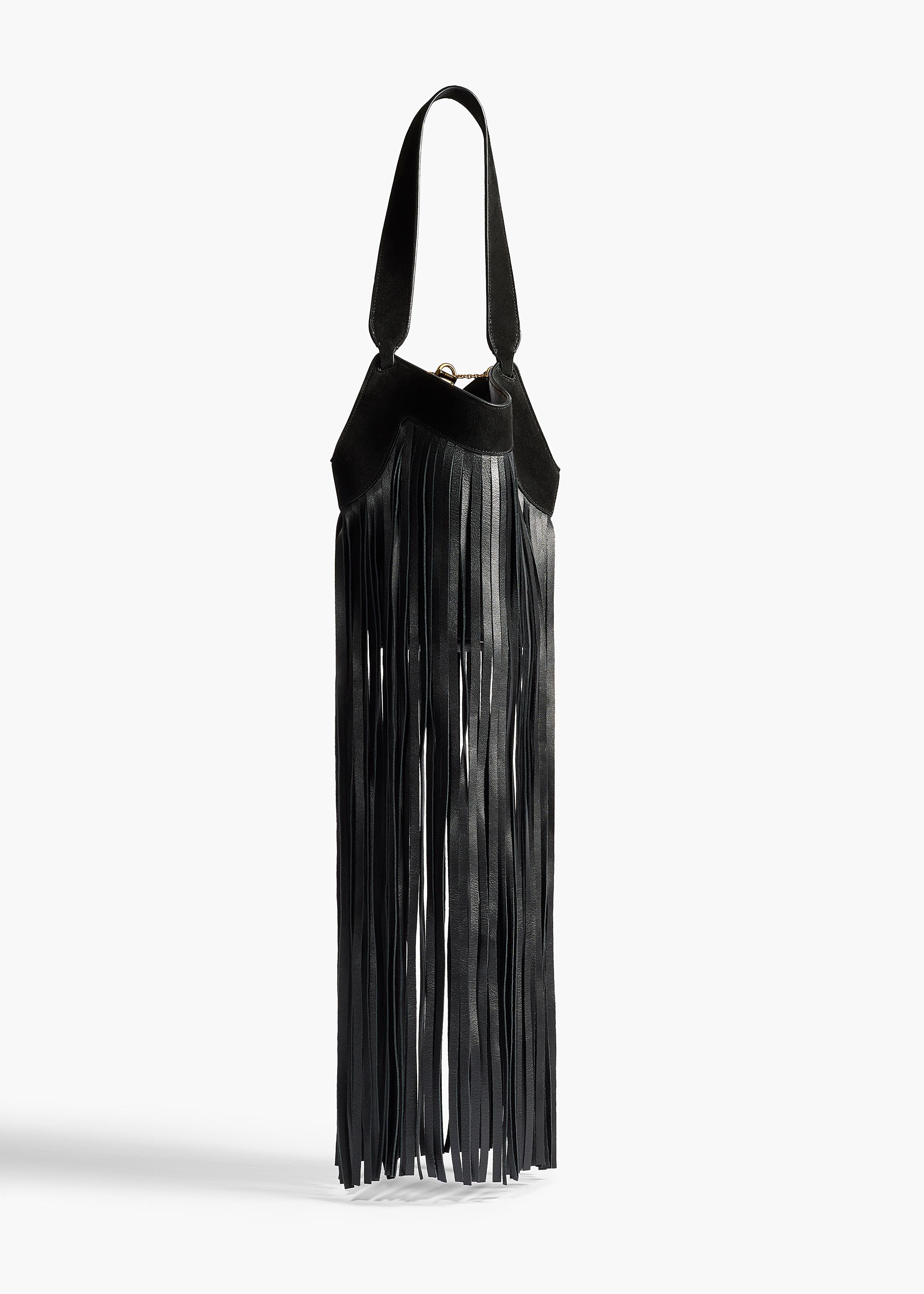 LOTUS NANO FRINGE TOTE BLACK H2064 1054 200 A