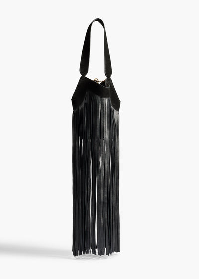 LOTUS NANO FRINGE TOTE BLACK H2064 1054 200 A