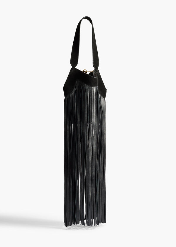 LOTUS NANO FRINGE TOTE BLACK H2064 1054 200 A