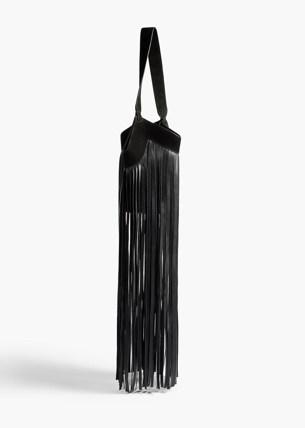 LOTUS NANO FRINGE TOTE BLACK H2064 1054 200 B