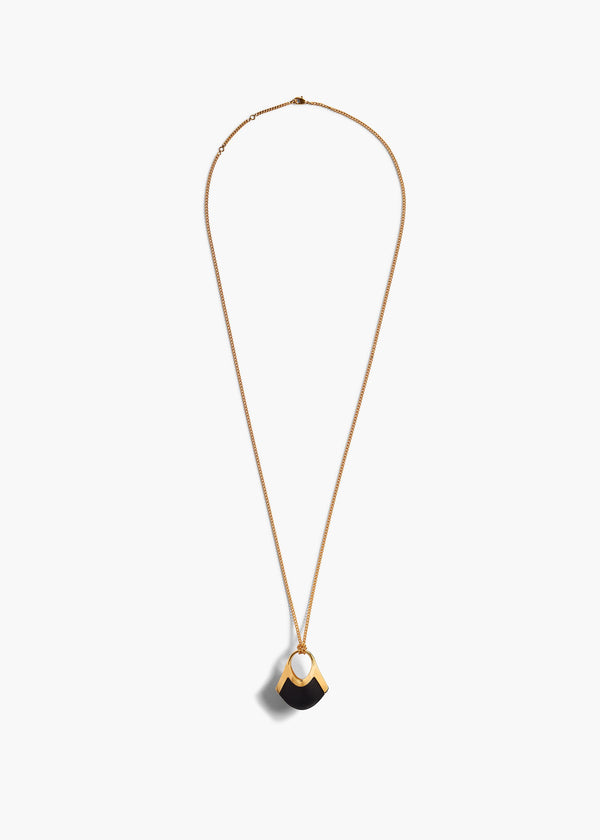 LOTUS SMALL PENDANT GOLD BLACK 10139 887 200 A