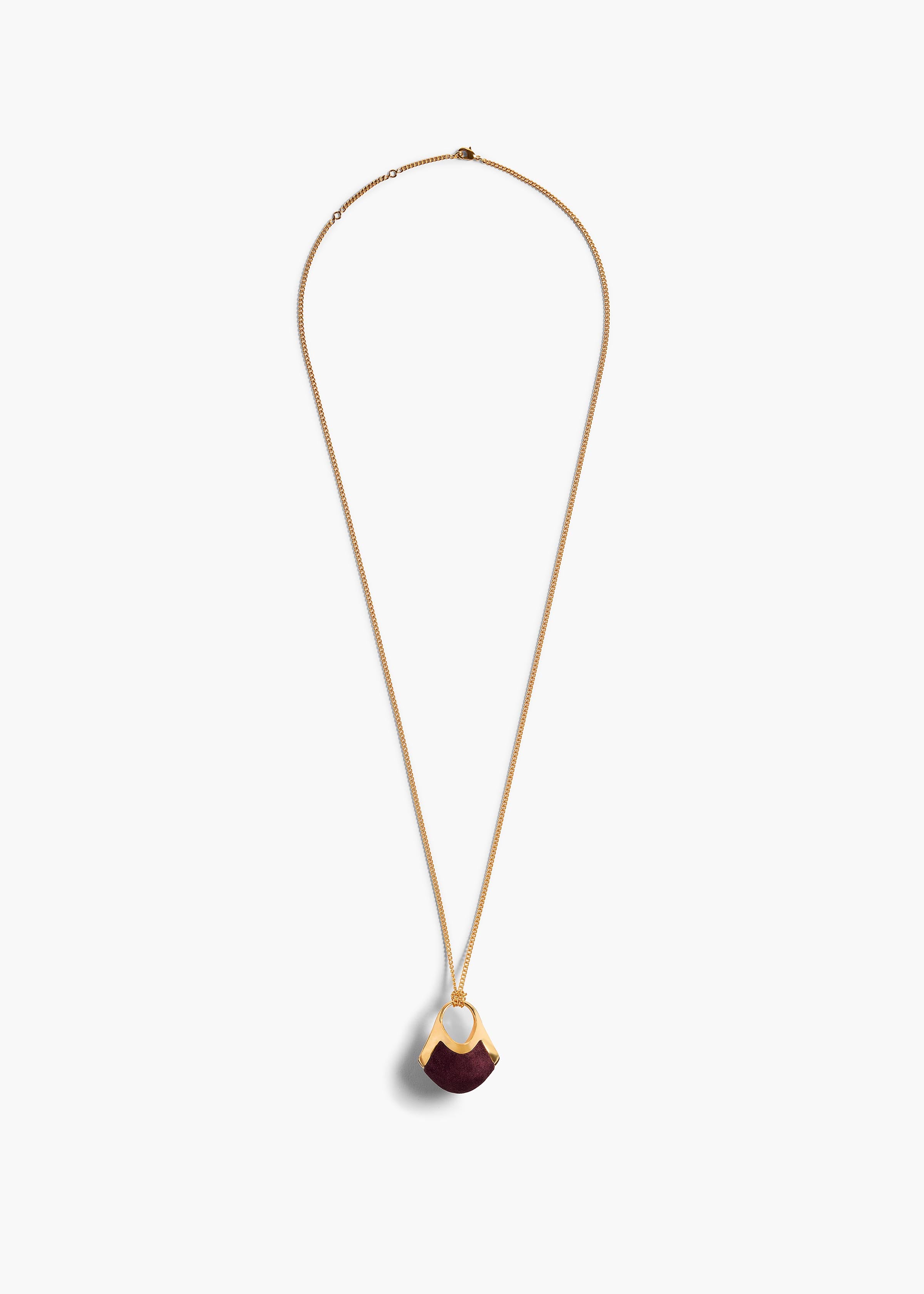 LOTUS SMALL PENDANT GOLD ROUGE NOIR 10139 726 585 A