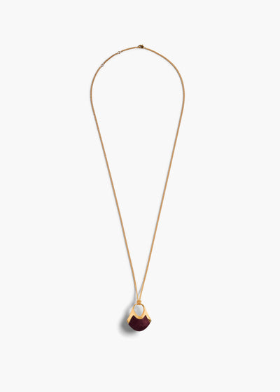 LOTUS SMALL PENDANT GOLD ROUGE NOIR 10139 726 585 A