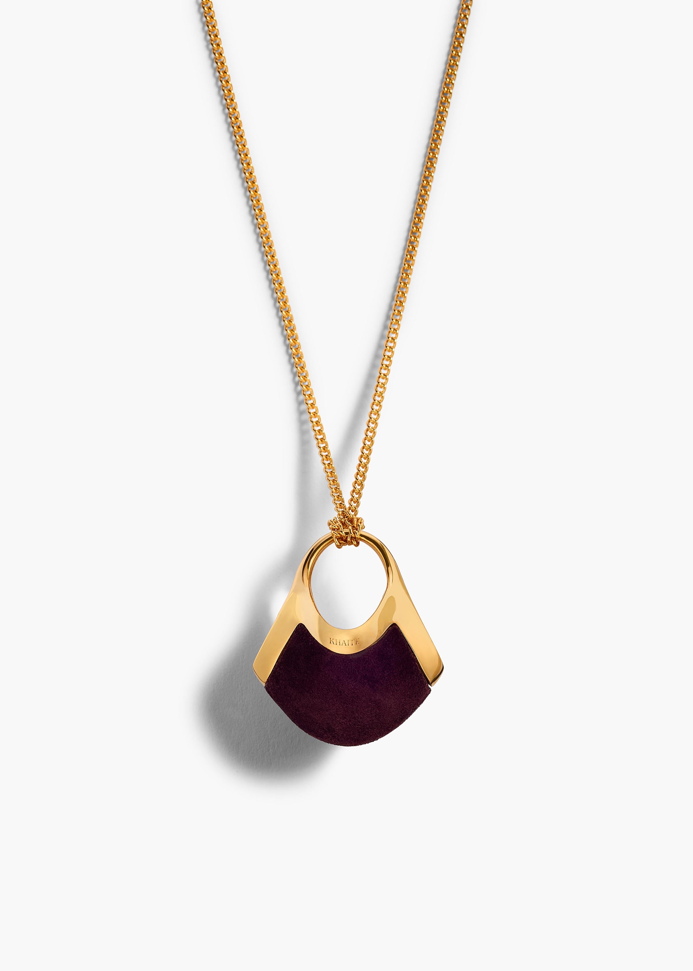LOTUS SMALL PENDANT GOLD ROUGE NOIR 10139 726 585 D