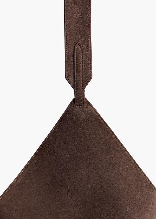 Small Lotus Tote in Cedar Suede