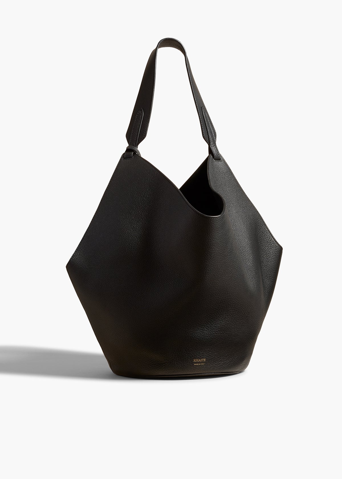 Medium Lotus Tote Pebbled Leather