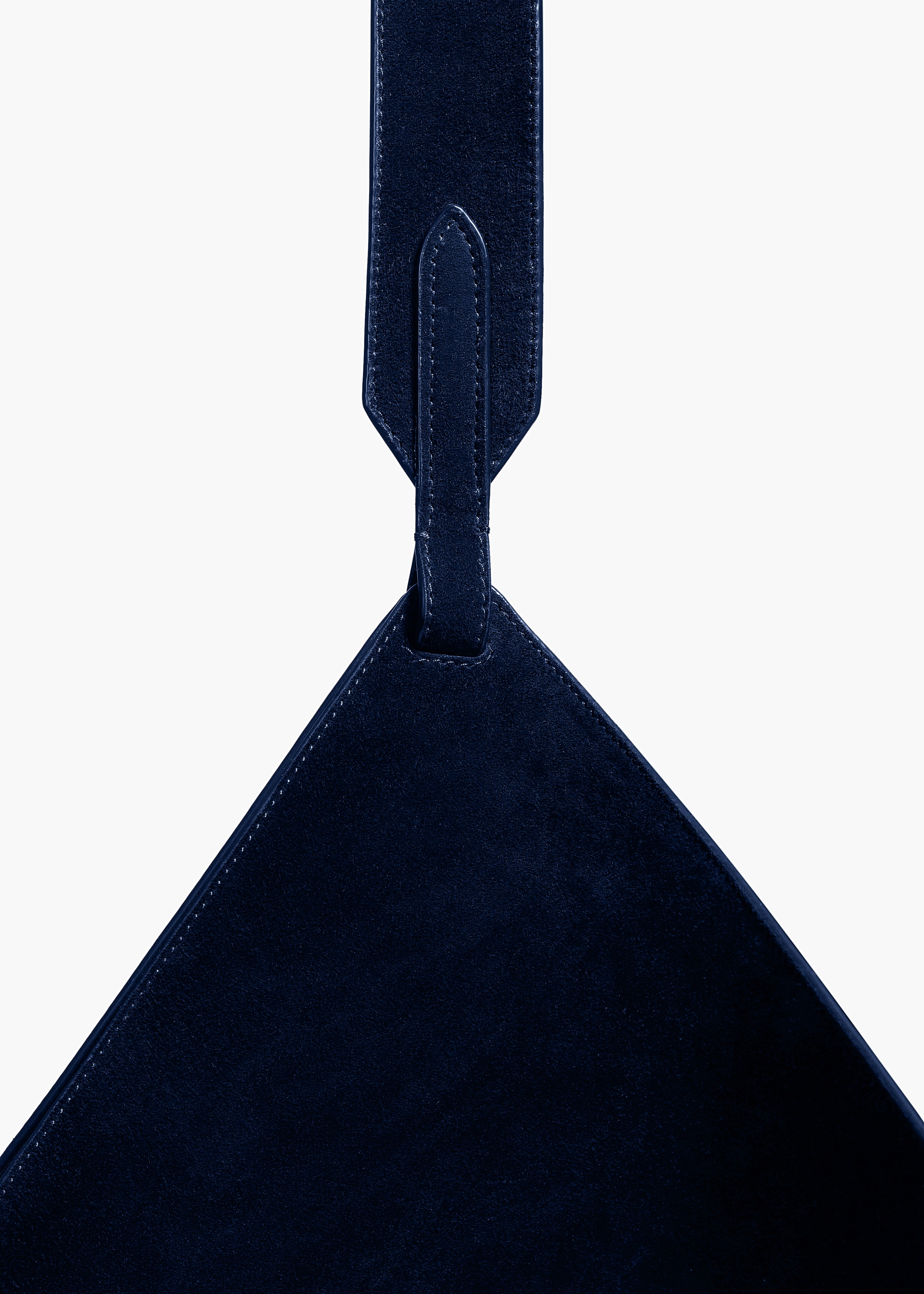 KHAITE  - Medium Lotus Tote in Midnight Suede