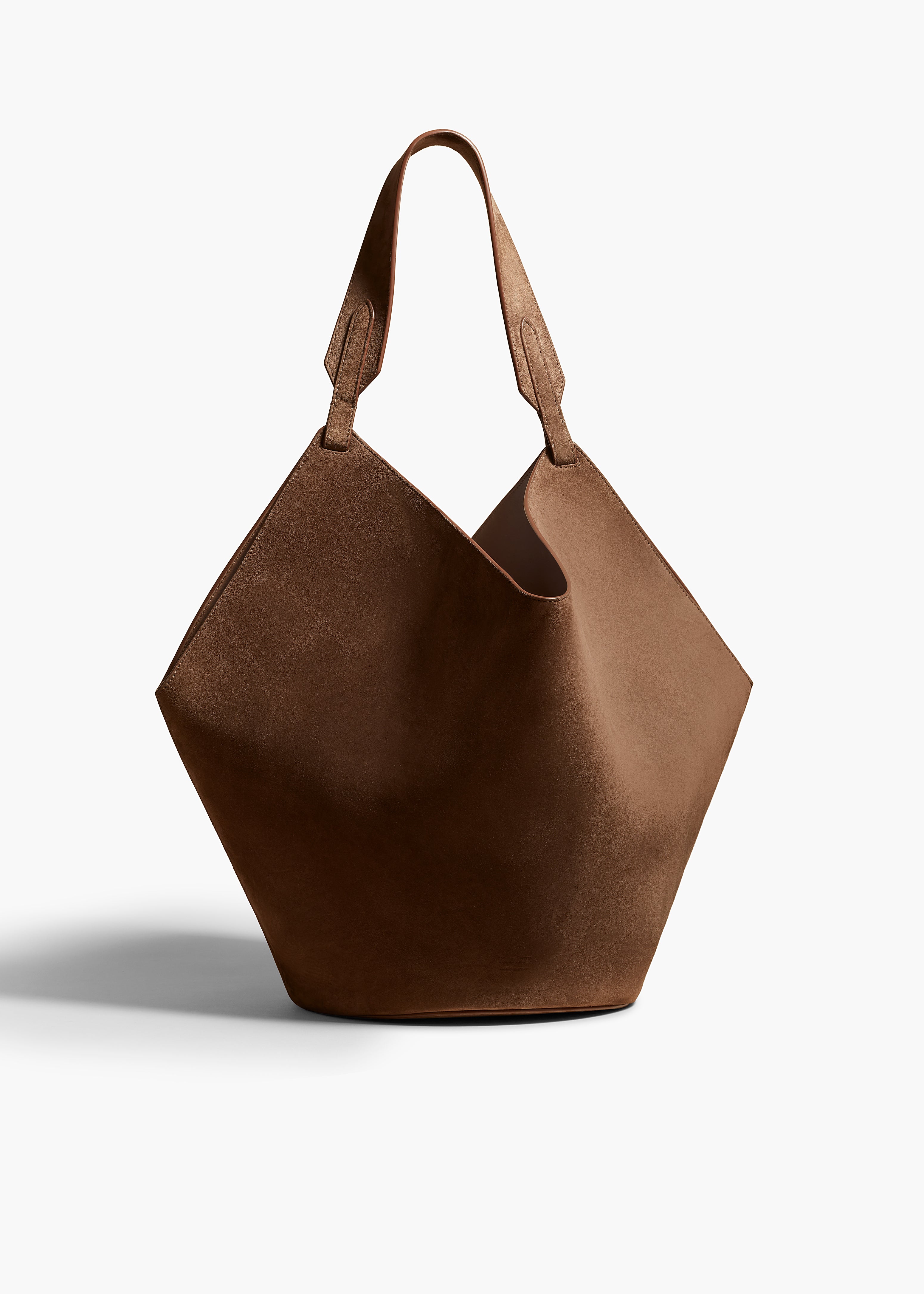 KHAITE - Medium Lotus Tote in Cedar Suede