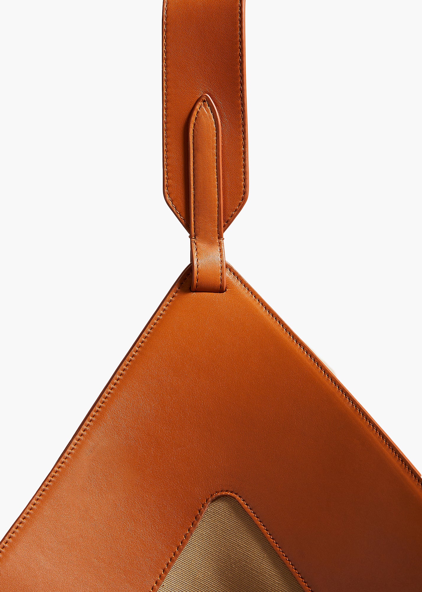 KHAITE LLC - Medium Lotus Tote in Honey and Tan Leather