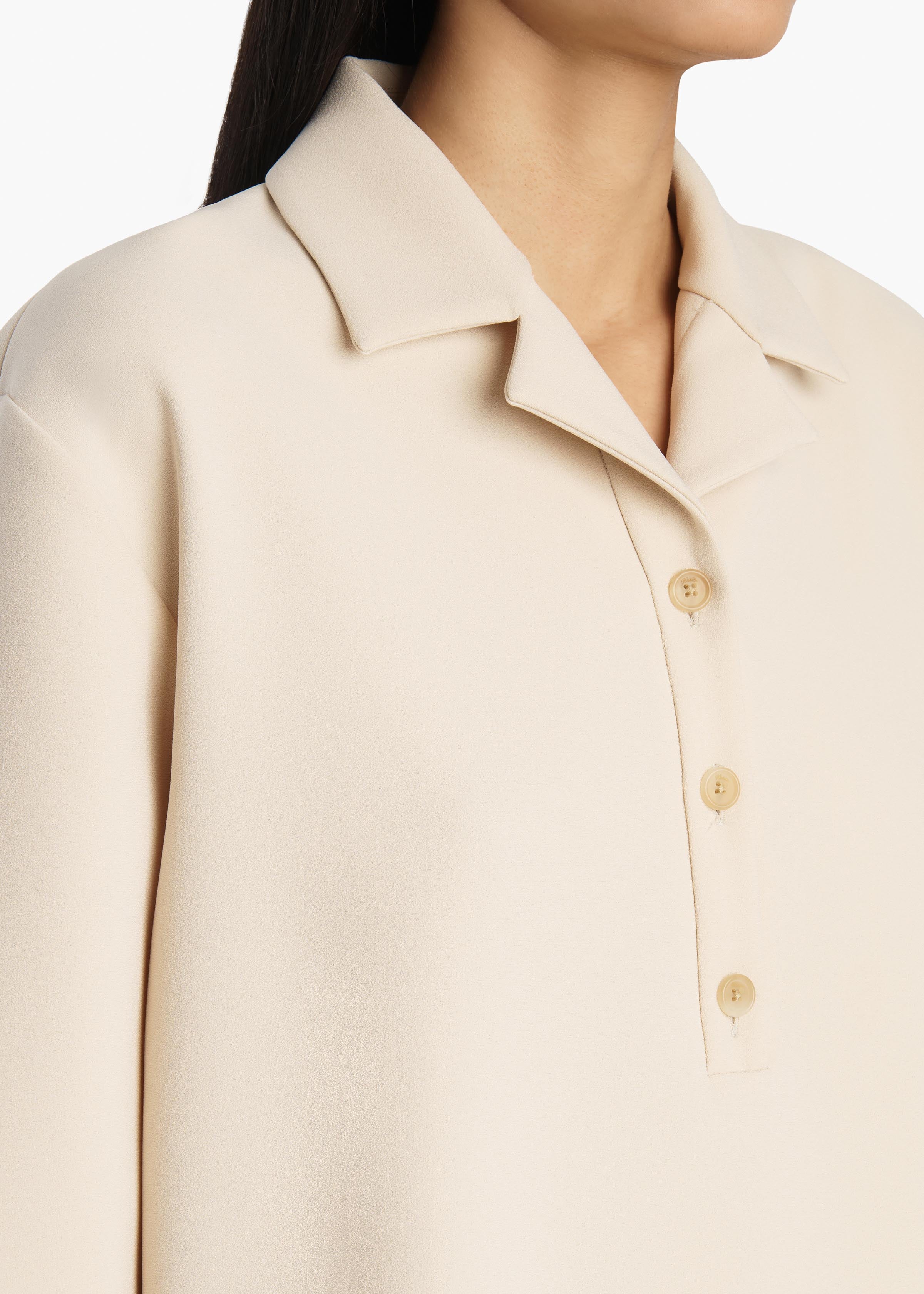 Loucin Top in Ivory Glow
