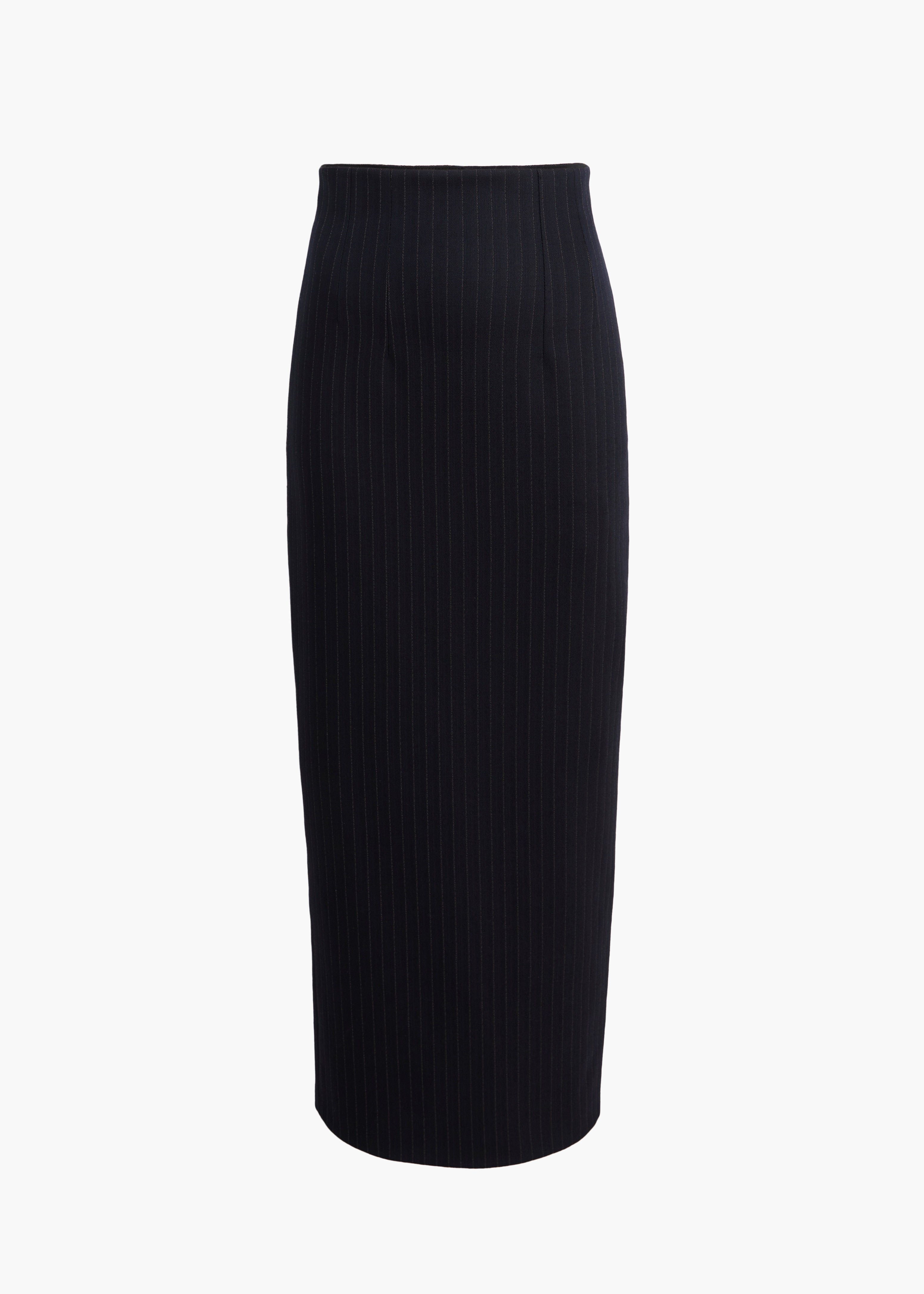 Loxley Skirt in Navy and White Stripe