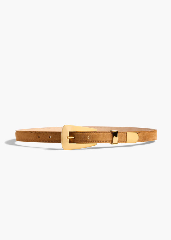 LUCCA BELT GOLD 20MM CARAMEL WHSL 10127 1031 902 A