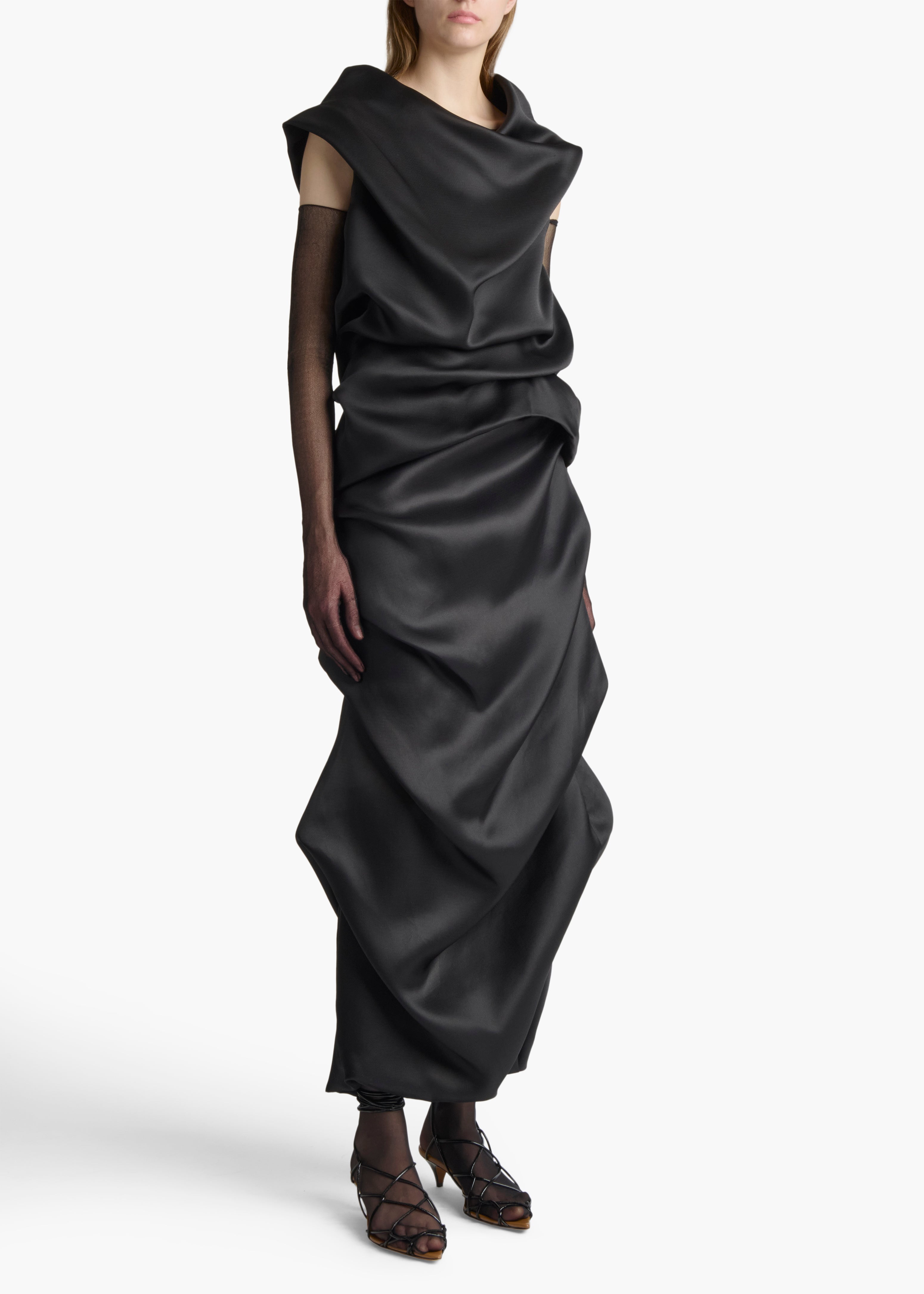 KHAITE LLC - Olula Skirt in Black