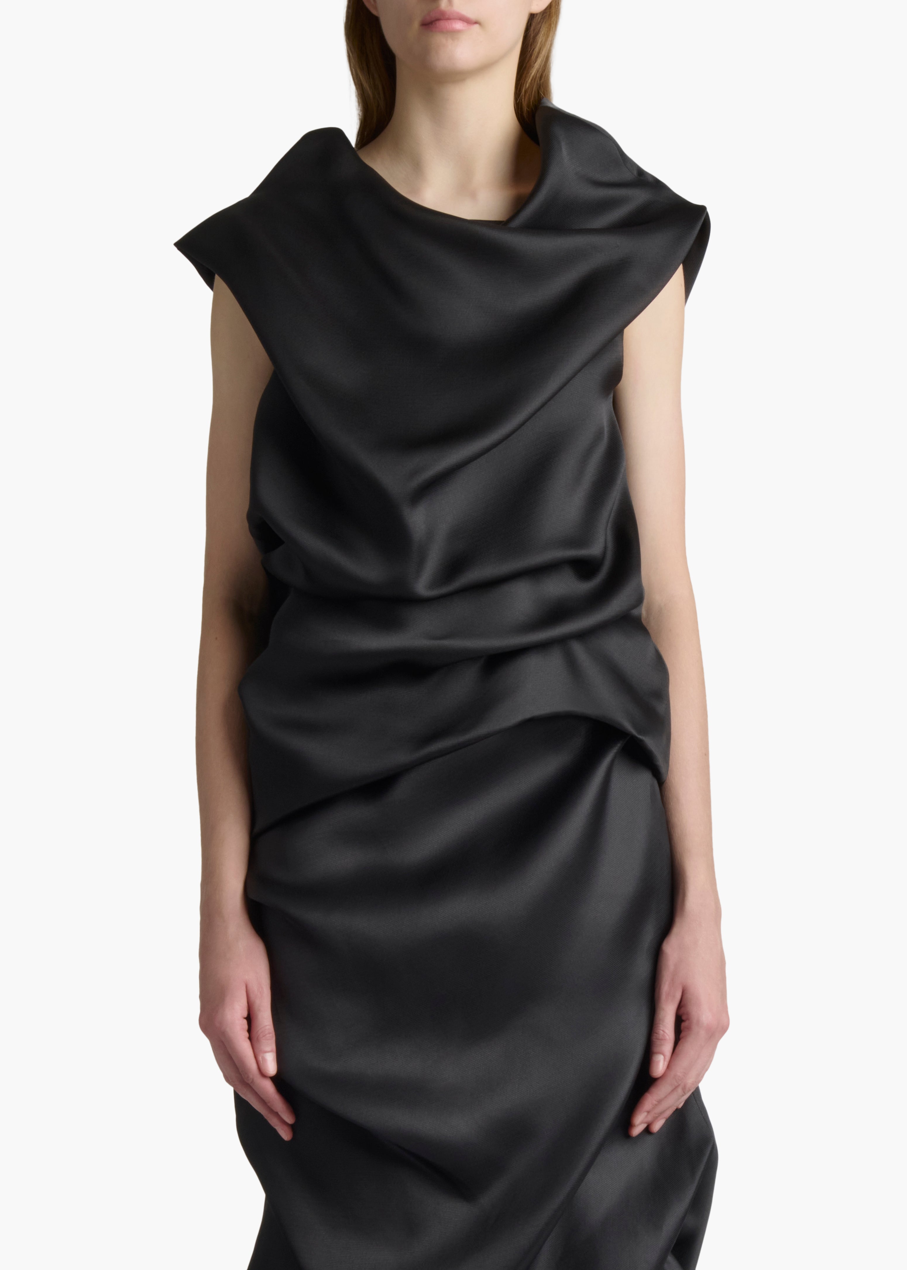 KHAITE LLC - Luola Top in Black