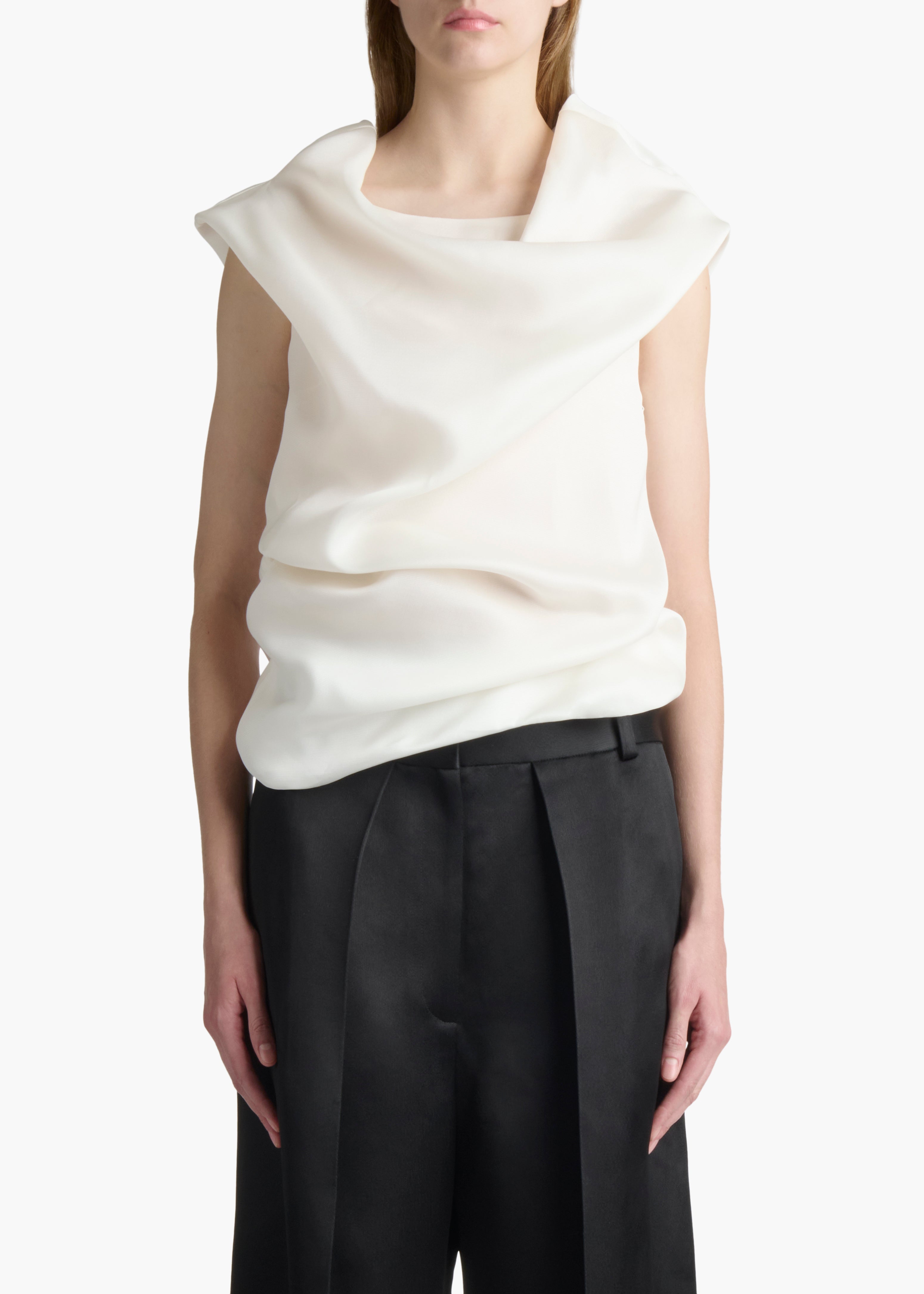 KHAITE - Luola Top in Chalk