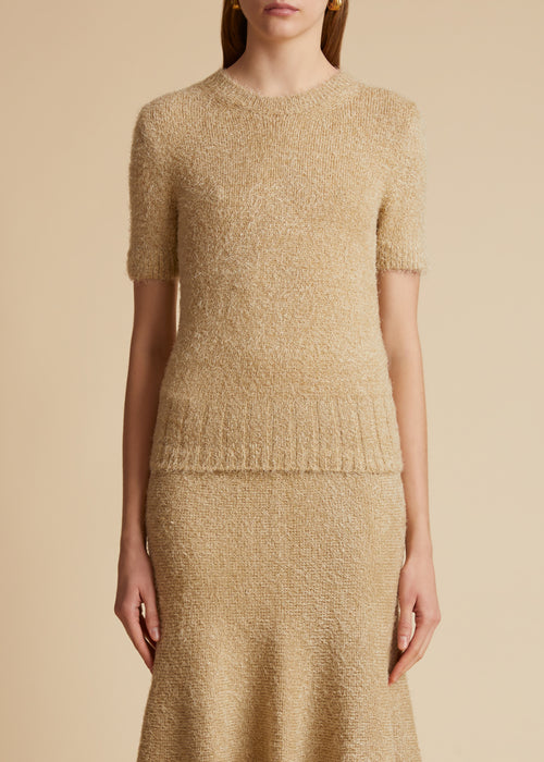 The Luphia Sweater in Wheat