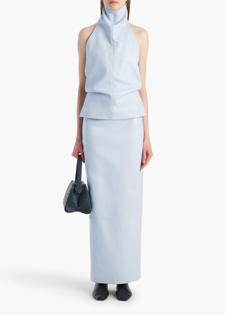 LYLE SKIRT SKY BLUE 41921012 313 A STYLED