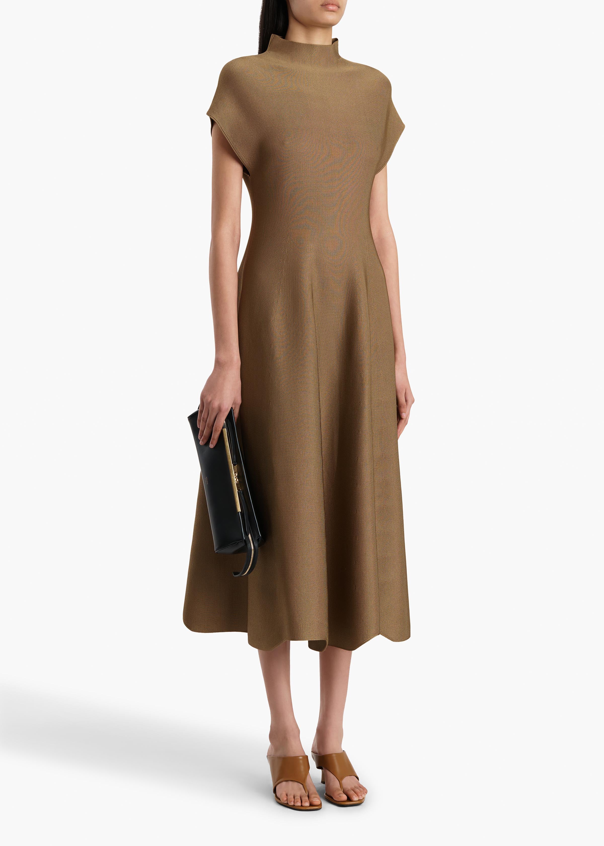 Lyra Dress in Carob