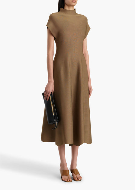 LYRA DRESS CAROB 18208429 736 A STYLED