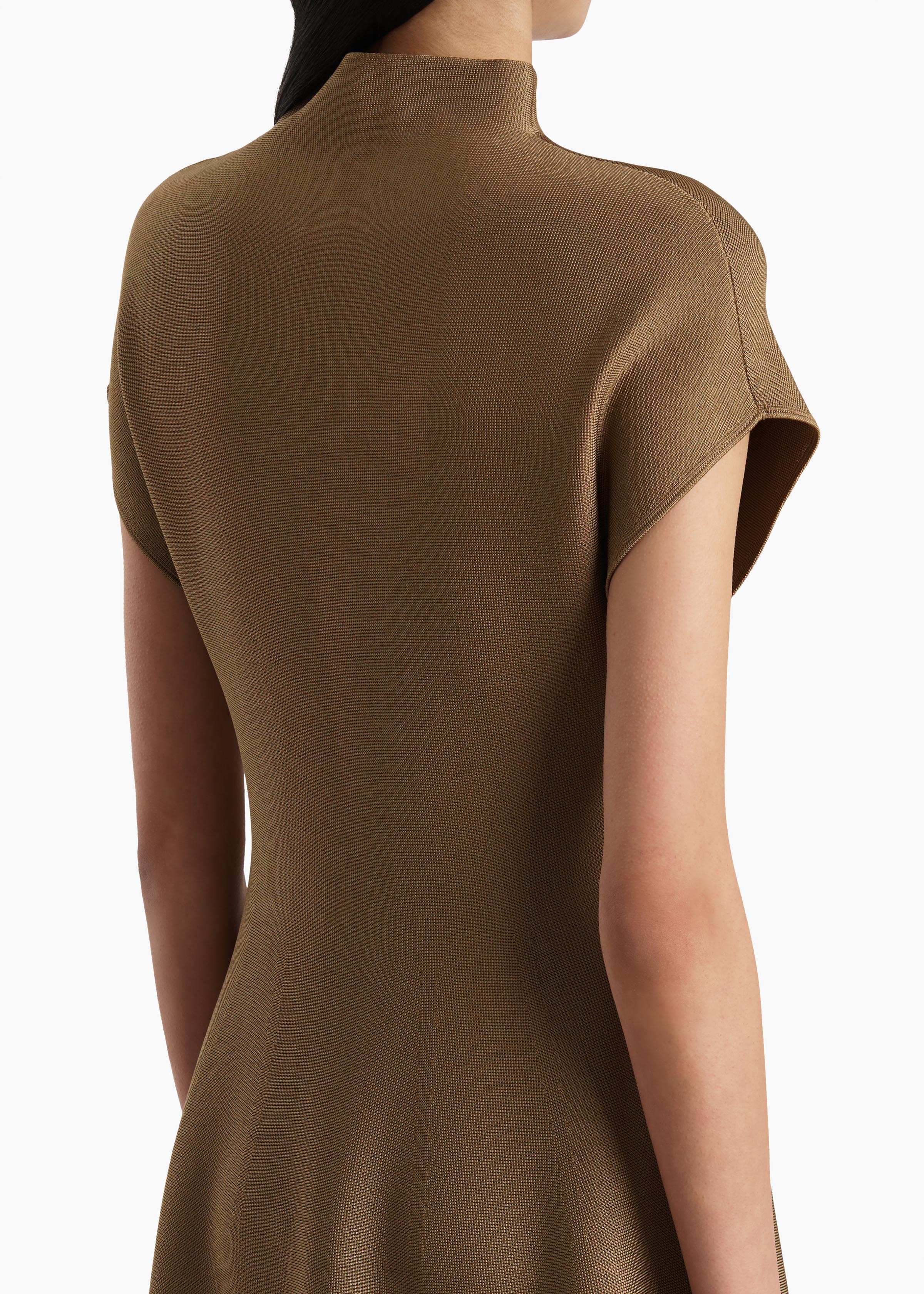 Lyra Dress in Carob