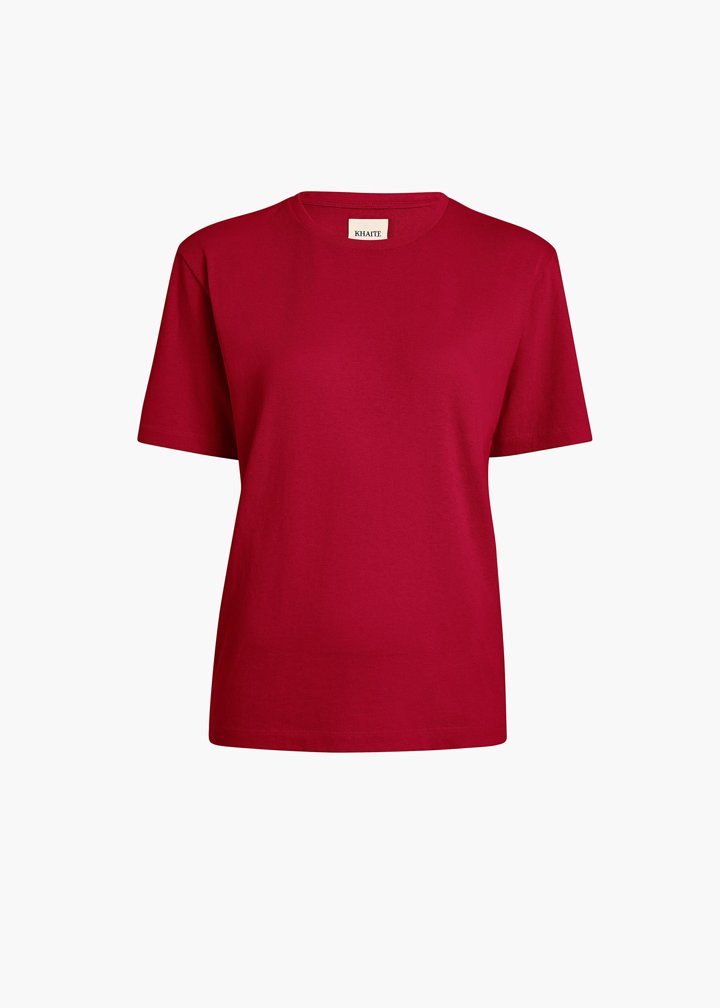 Mae T-Shirt in Crimson
