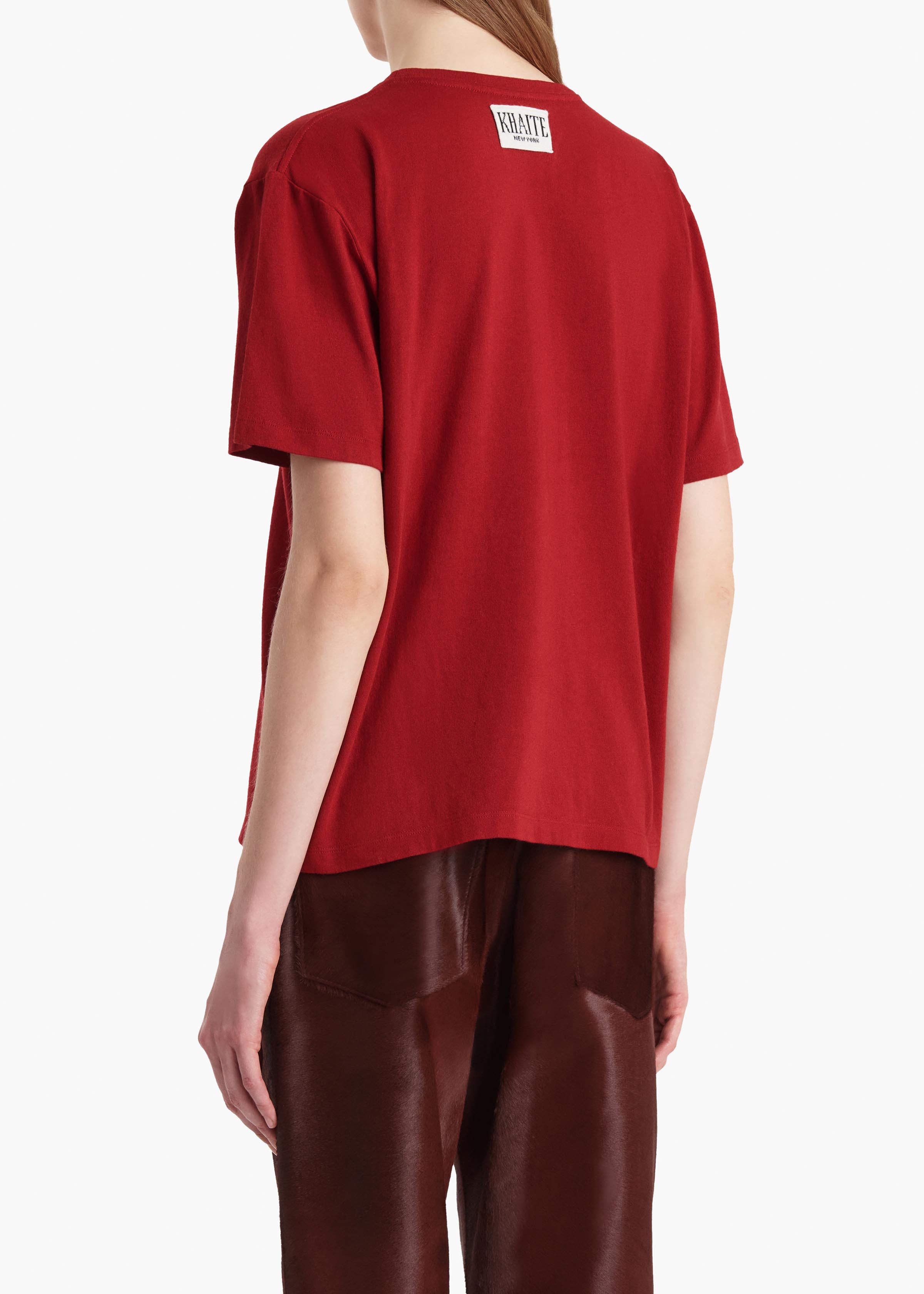 Mae T-Shirt in Crimson