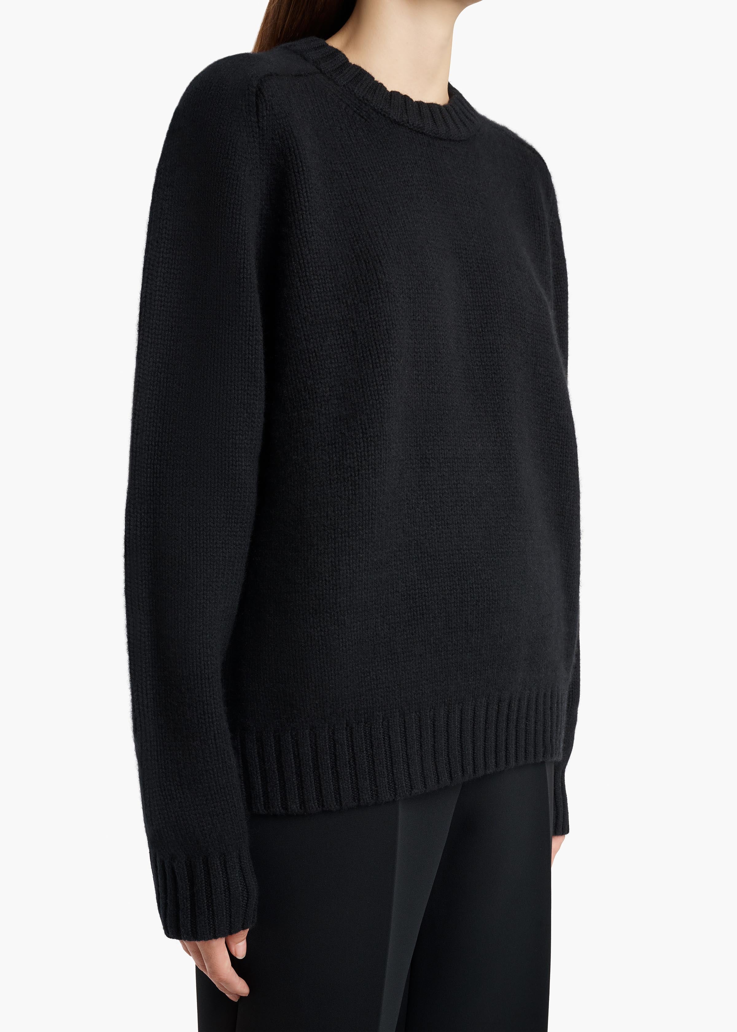 KHAITE  - Mae Sweater in Black