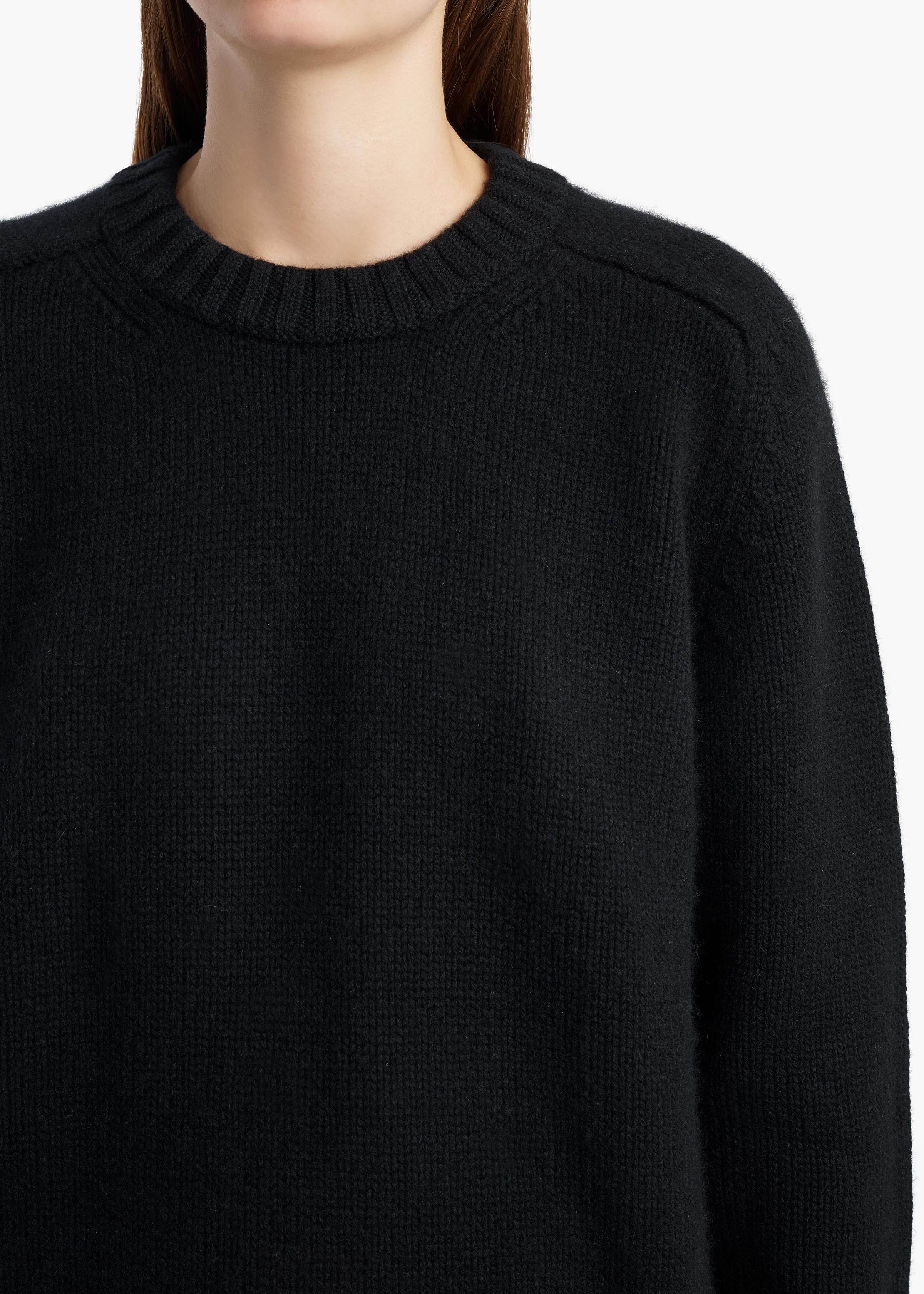KHAITE  - Mae Sweater in Black