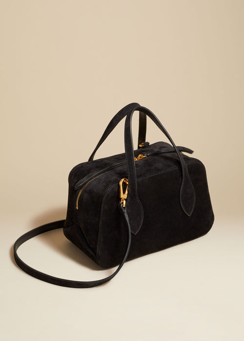 Suede Fraya Small Bag - Black – Becksöndergaard.se